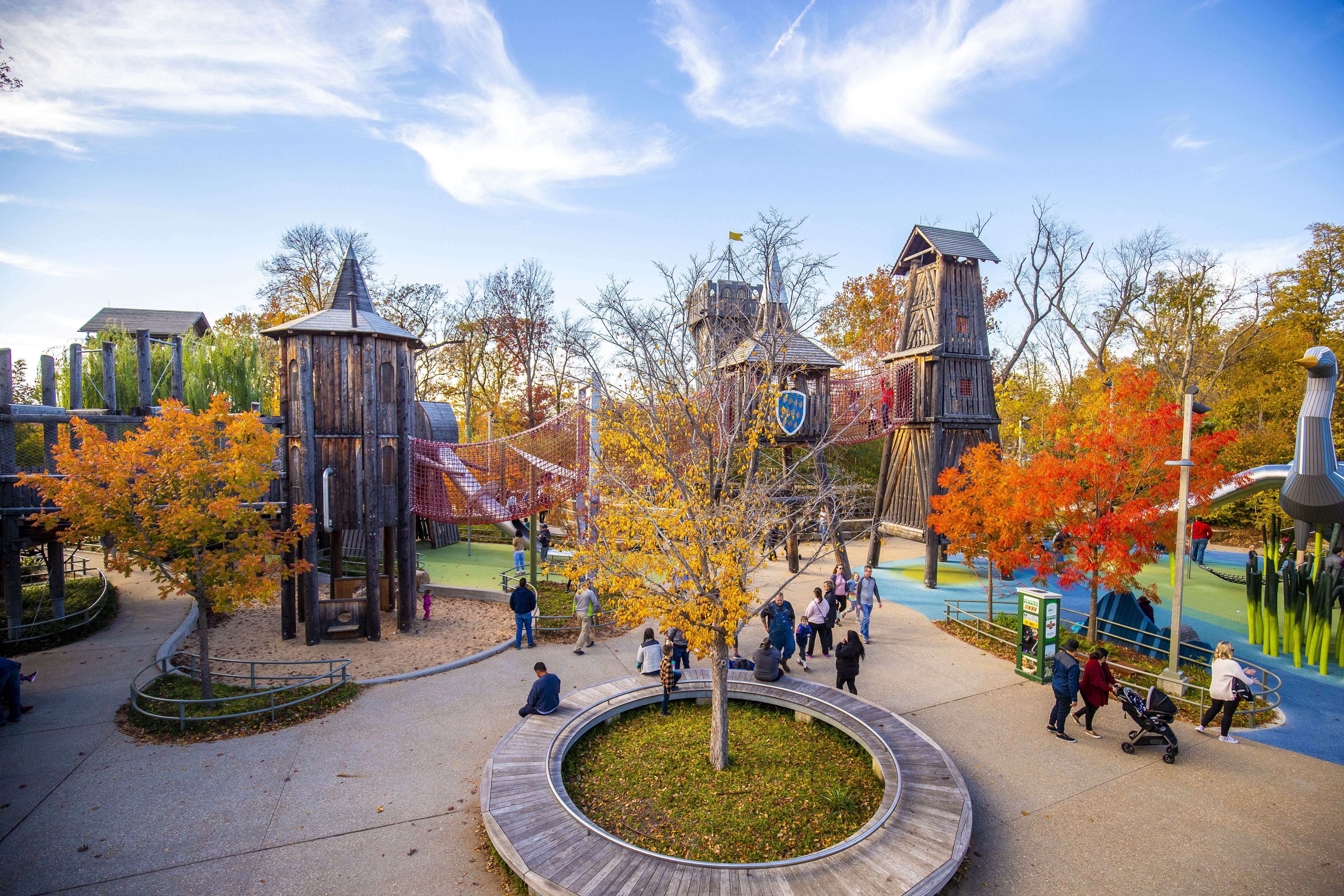 the gathering place playground in tulsa