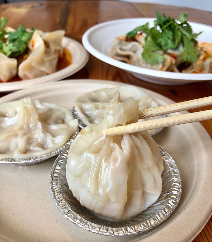 soup dumpling from dumpling lady