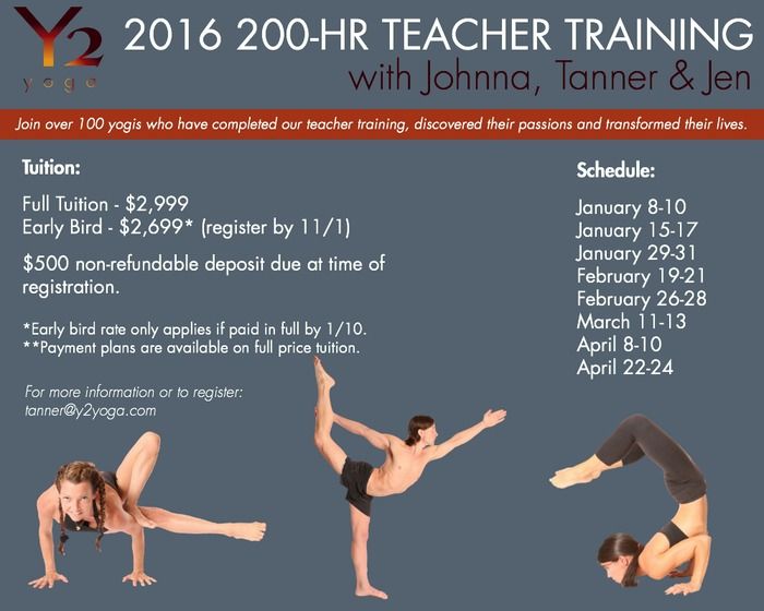 Y2 Yoga teacher training