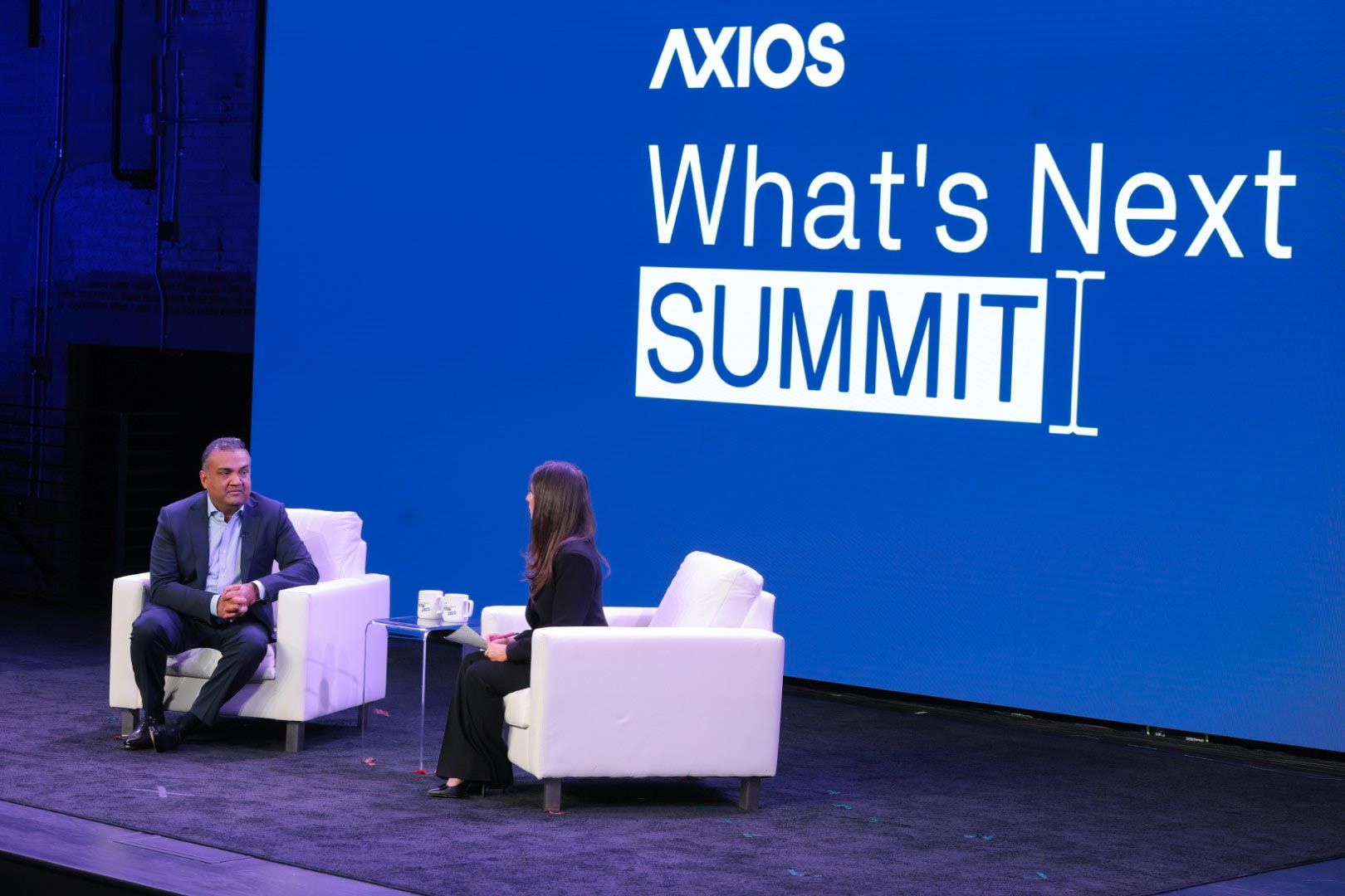 Axios' Sara Fischer interviews YouTube head Neal Mohan.