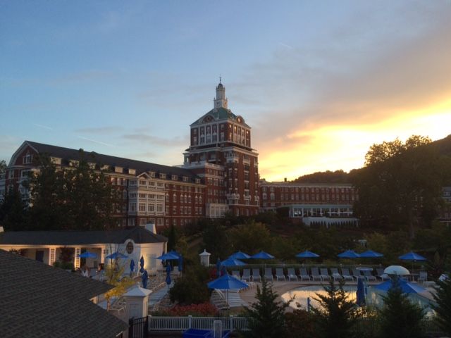 homestead resort at sunset