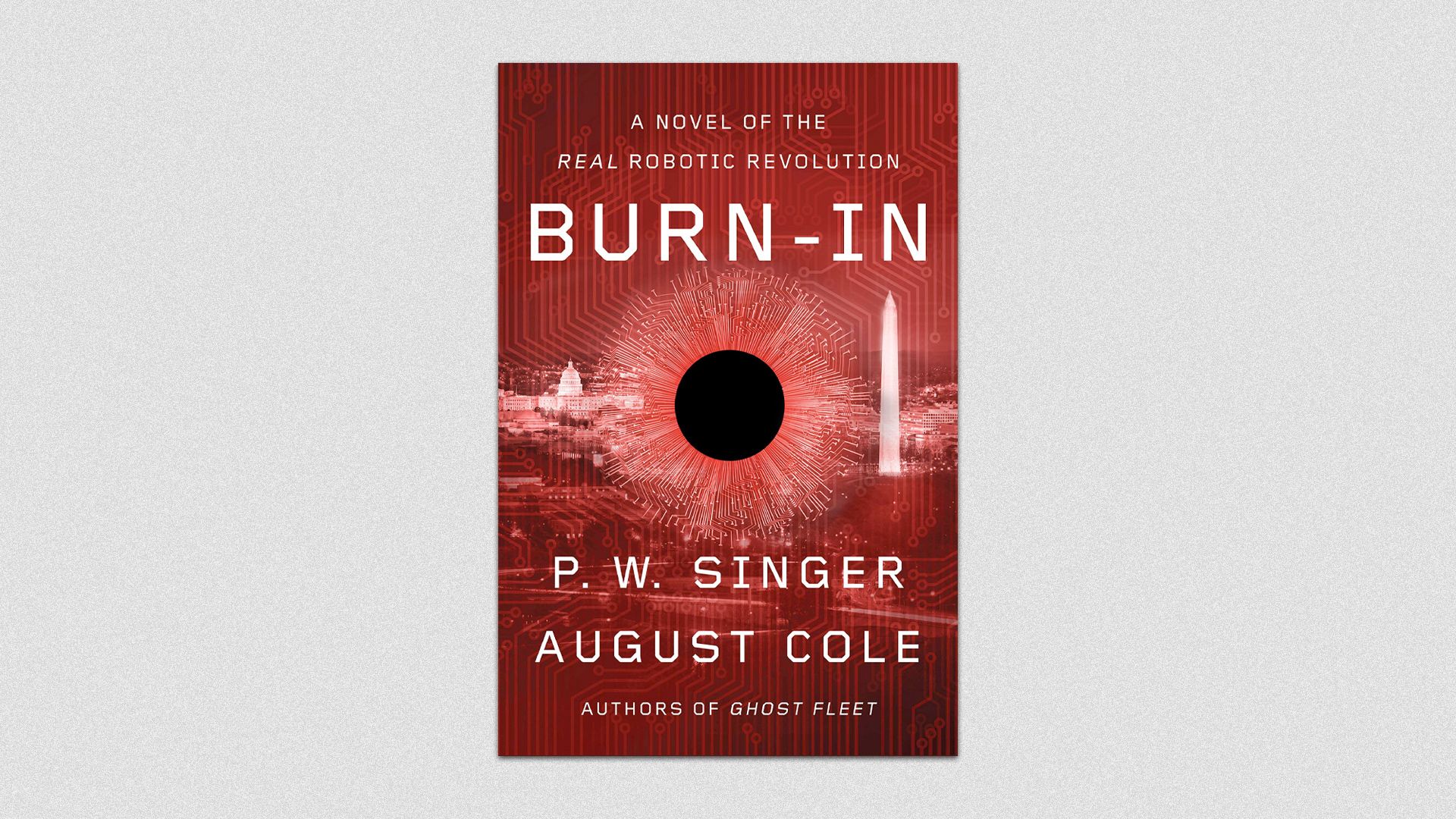 Photo of the cover of the novel "Burn-In"