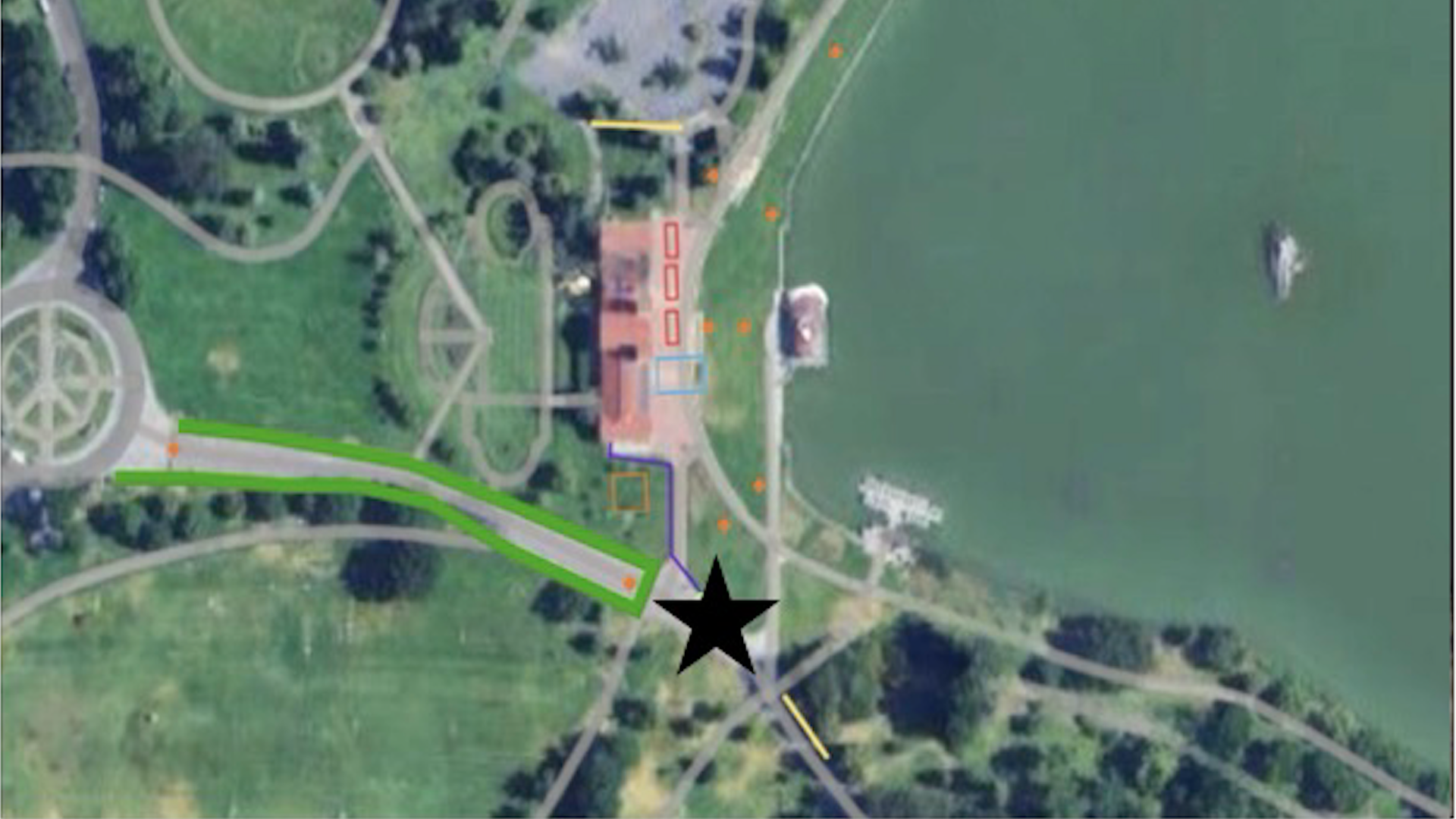 City Park viewed from above.