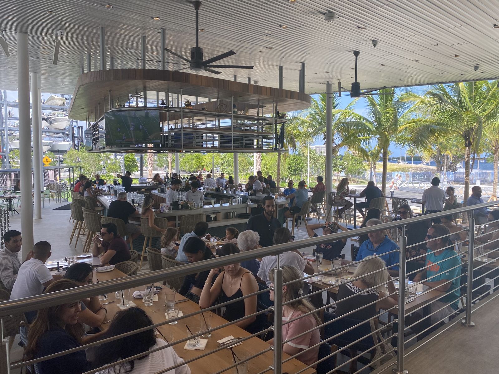 At Miamis new Bayshore Club, the bar is the star - Axios Miami