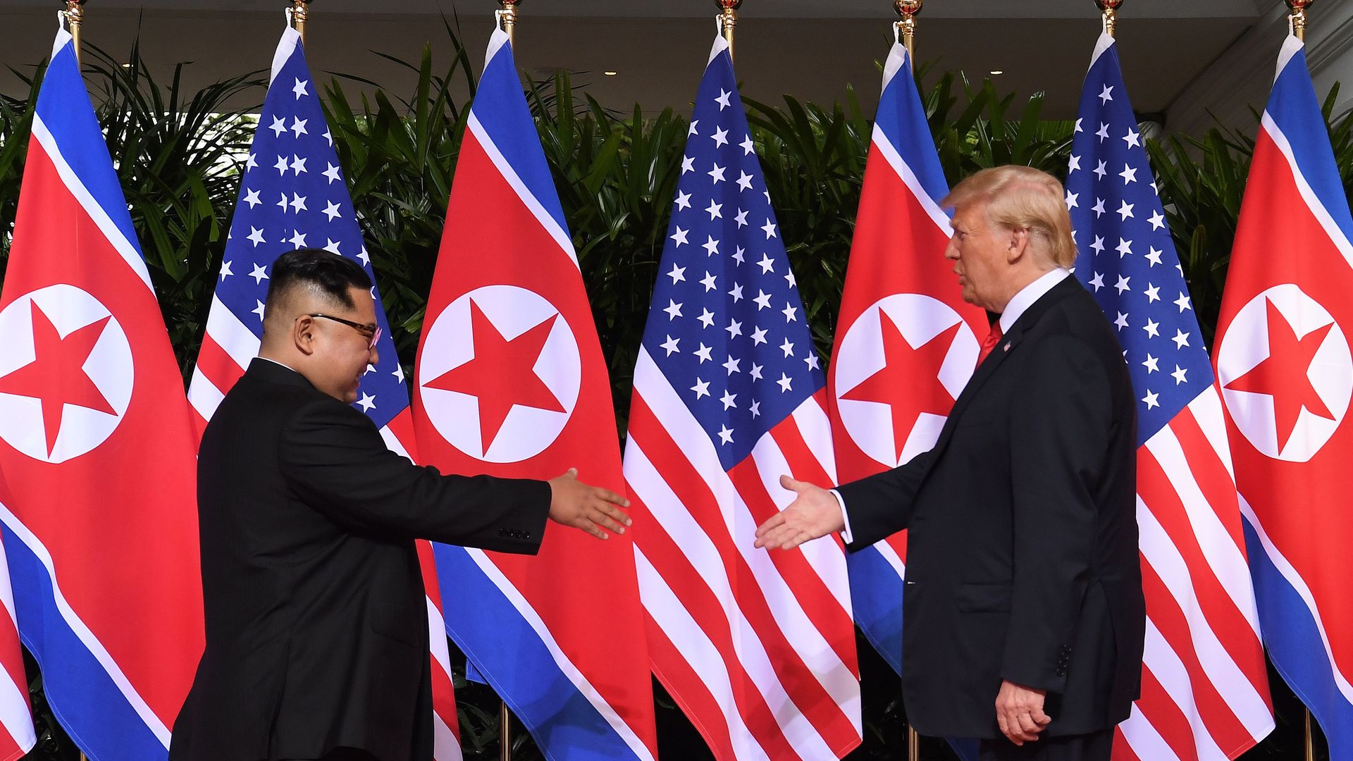Kim Jong un and Trump