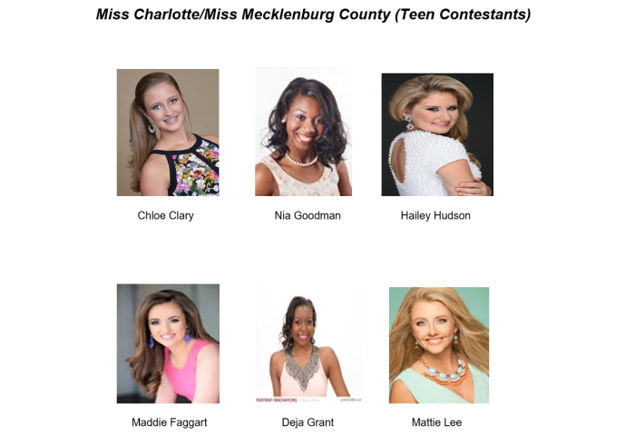 Photos via Miss Charlotte / Miss Mecklenburg County