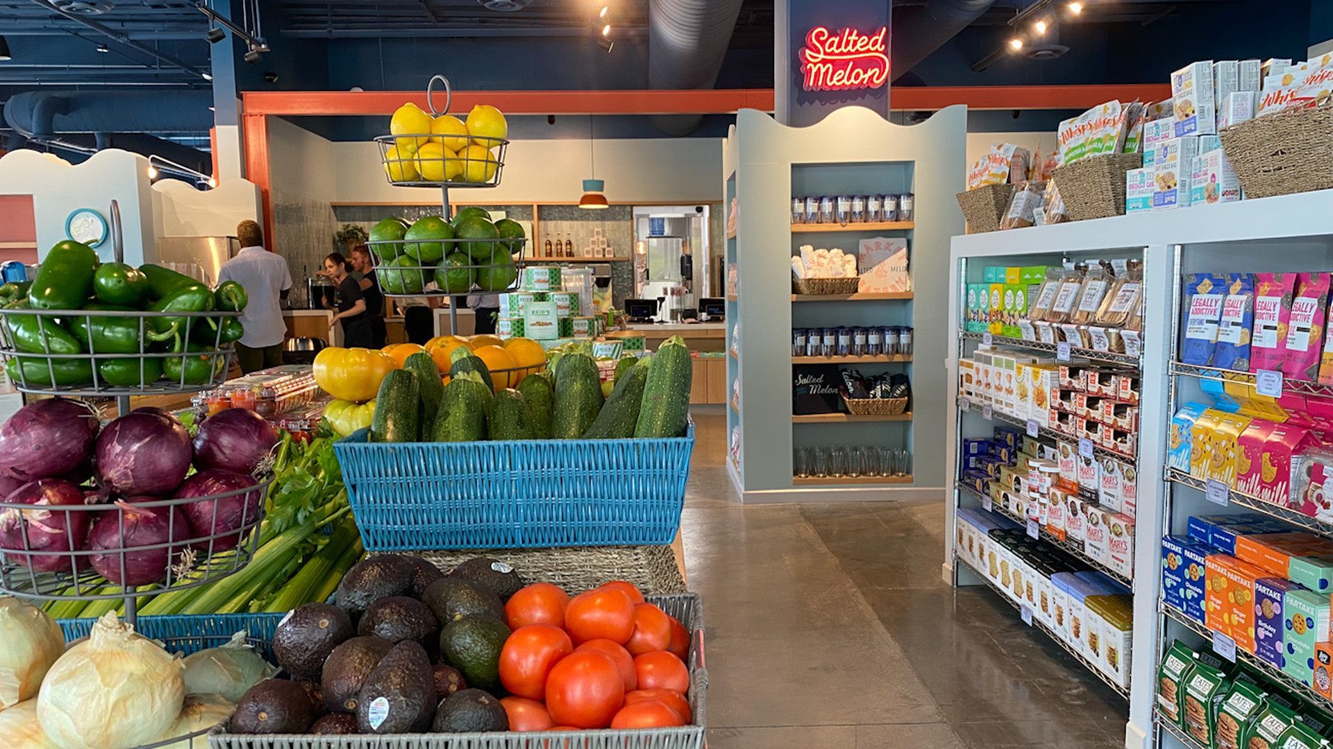 Market in South End Salted Melon
