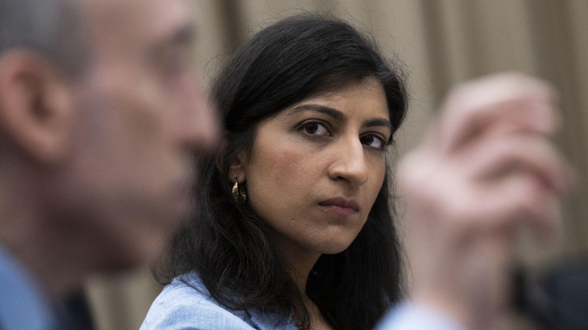 UNITED STATES - MAY 18: FTC Chairwoman Lina Khan and SEC Chairman Gary Gensler testify during the House Appropriations Subcommittee on Financial Services and General Government hearing