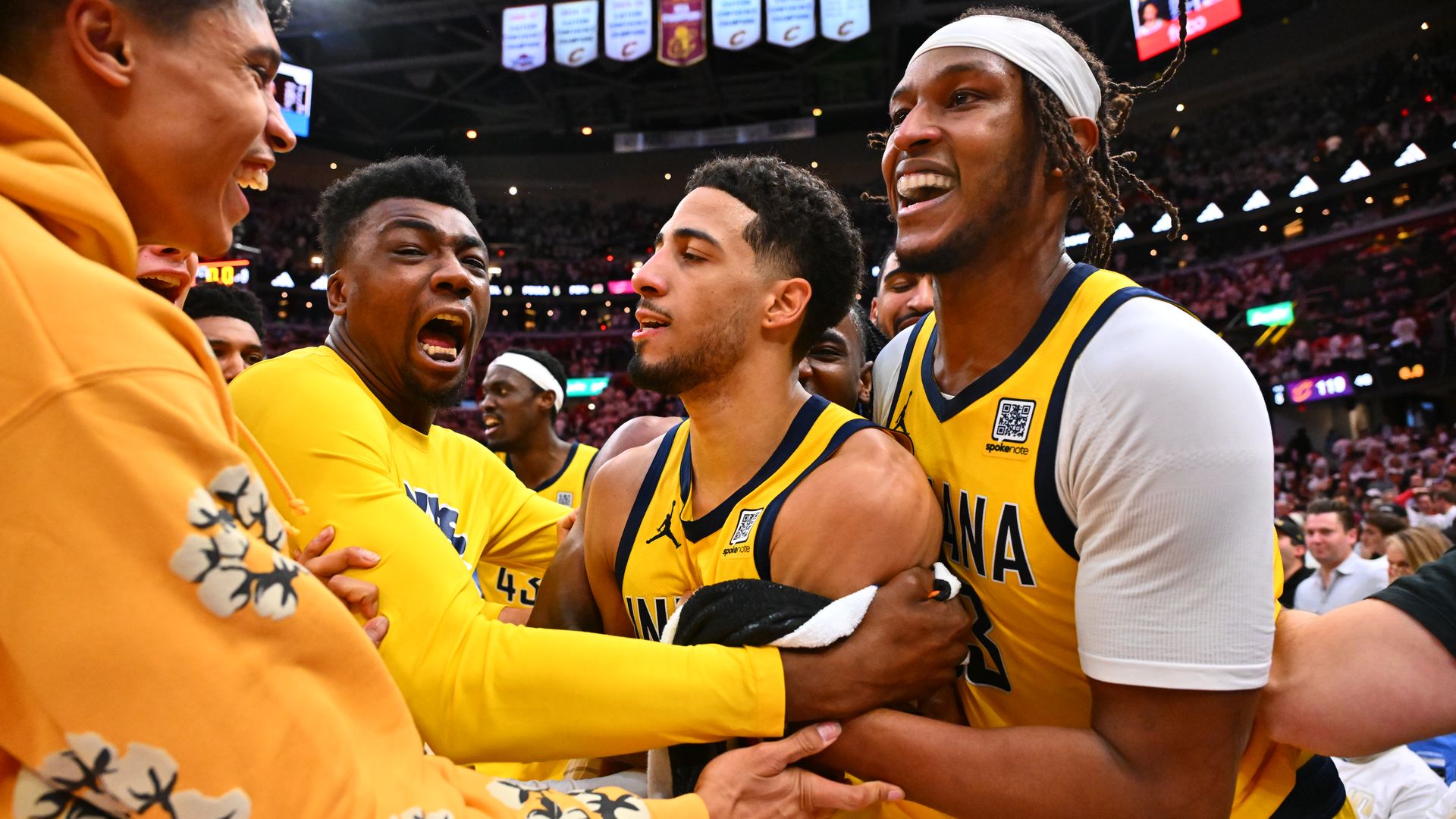 Pacers beat the Cavs in Game 2 of the 2025 playoffs.