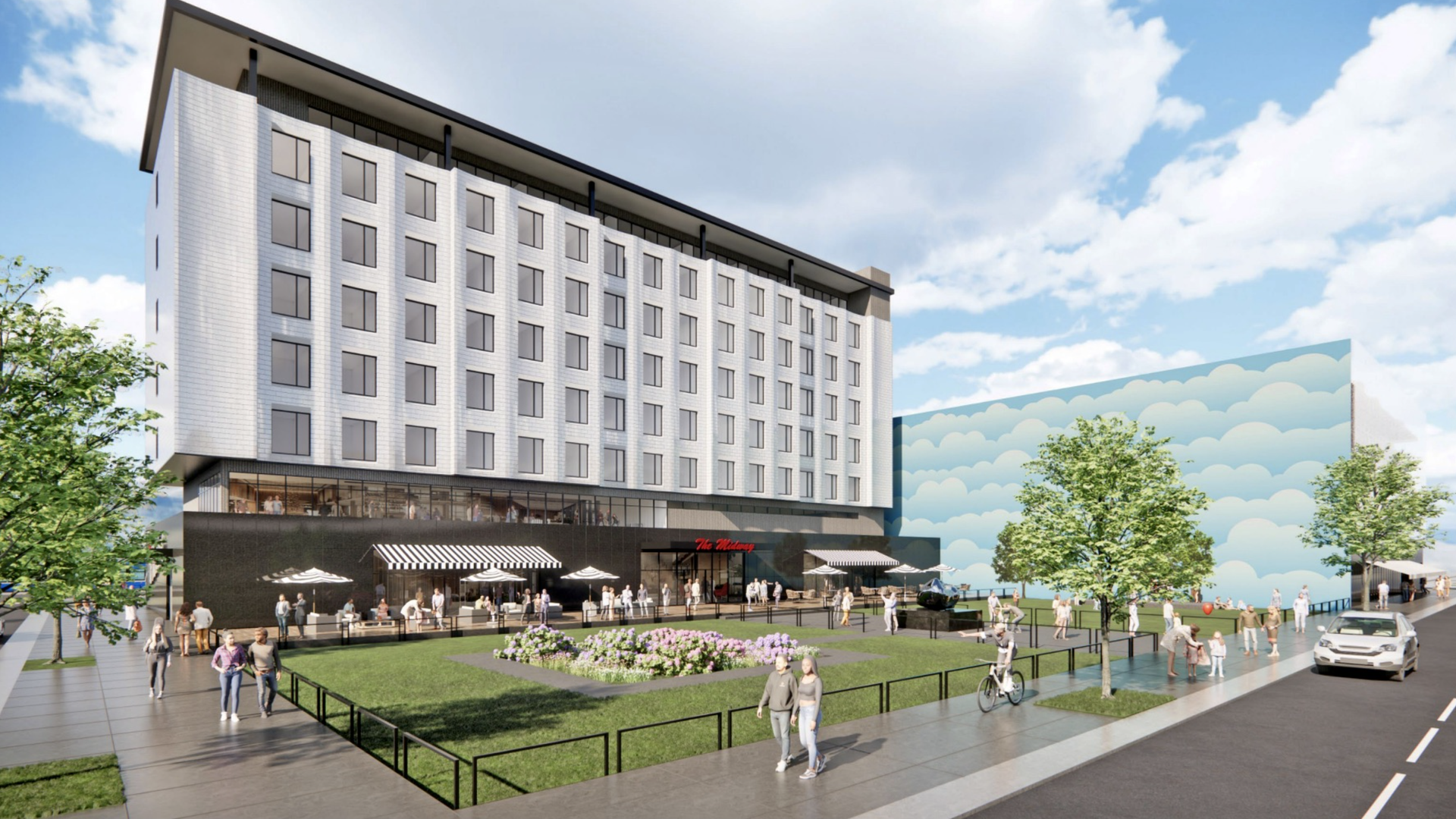 Hotel, office construction to begin near MNUFC stadium - Axios