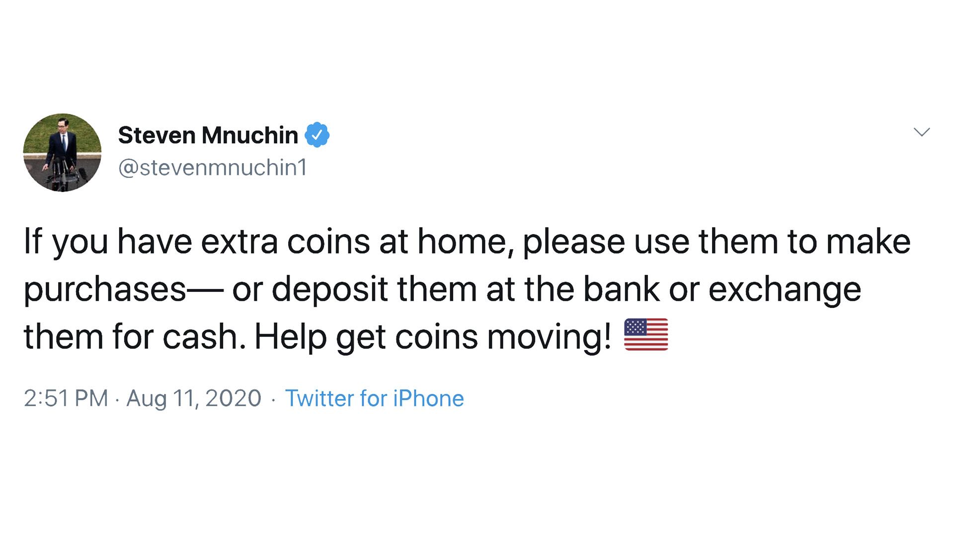 Mnuchin tweet