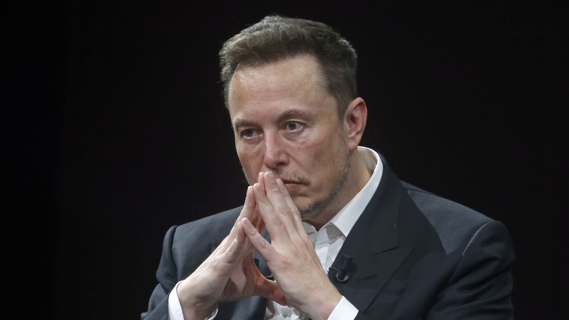 Chief Executive Officer of SpaceX and Tesla and owner of Twitter, Elon Musk attends the Viva Technology conference dedicated to innovation and startups at the Porte de Versailles exhibition centre on June 16, 2023 in Paris.
