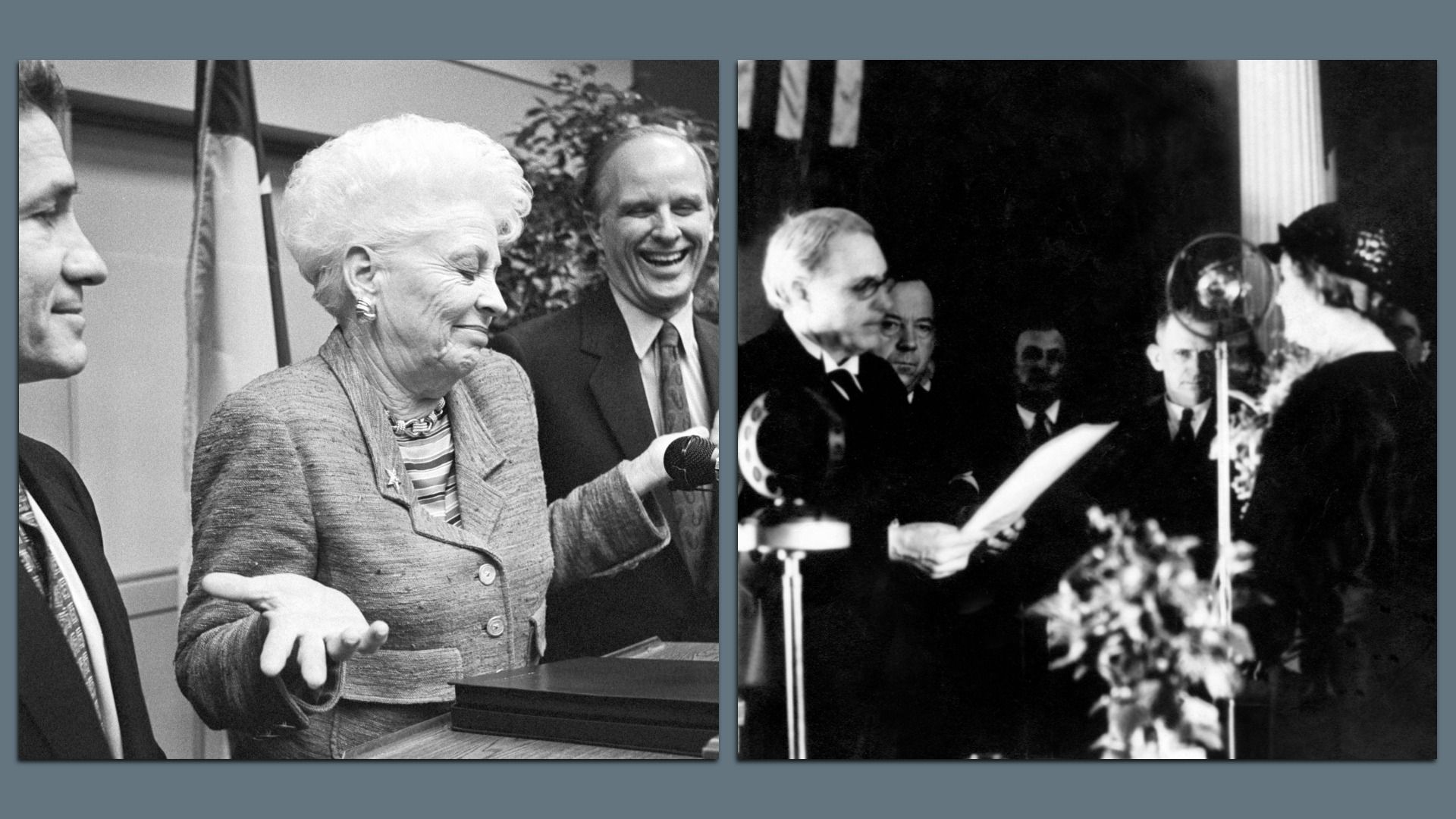 Ann Richards Appears To A Rally During Her Campaign for Re-Election As Texas Governor. November 4, 1994 in San Antonio, Texas. (Photo by Jana Birchum/Getty Images)

