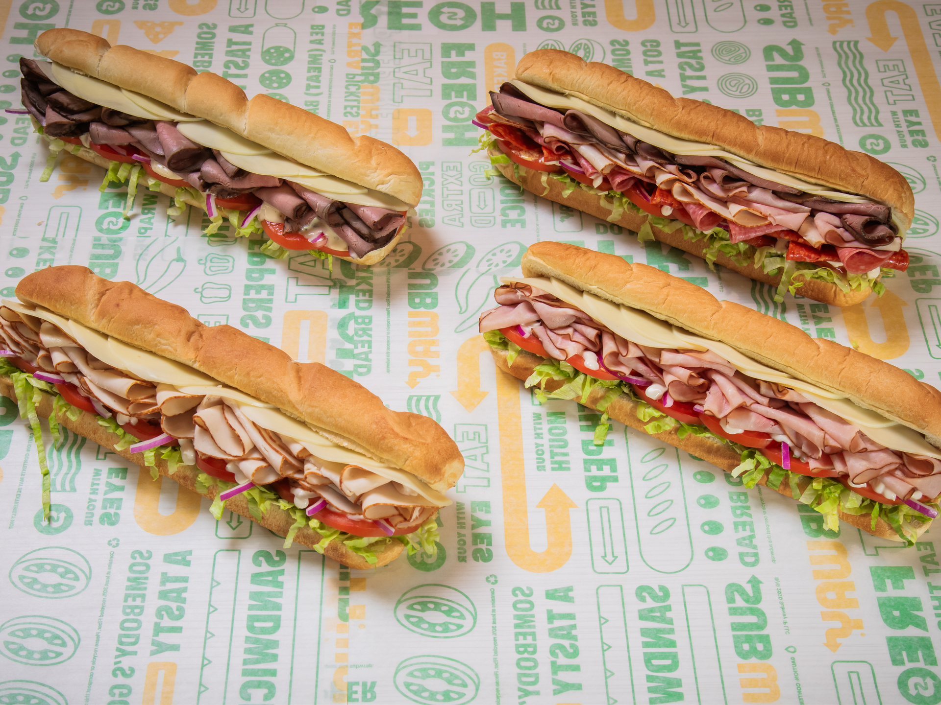 Subway Sandwich Menu and Prices