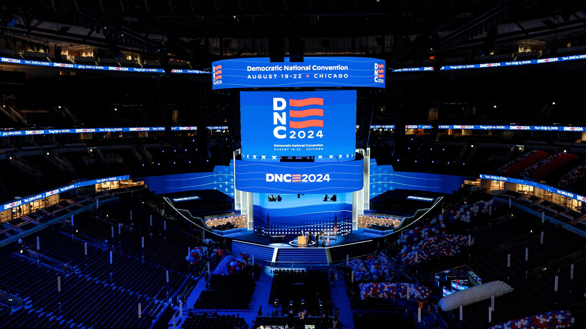 DNC stage