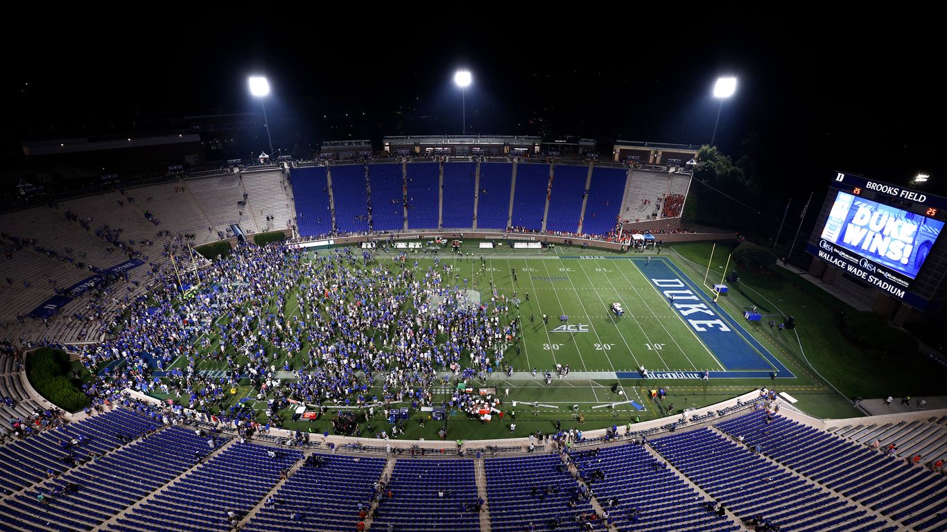 Duke football cracks top 25 after Clemson win - Axios Raleigh