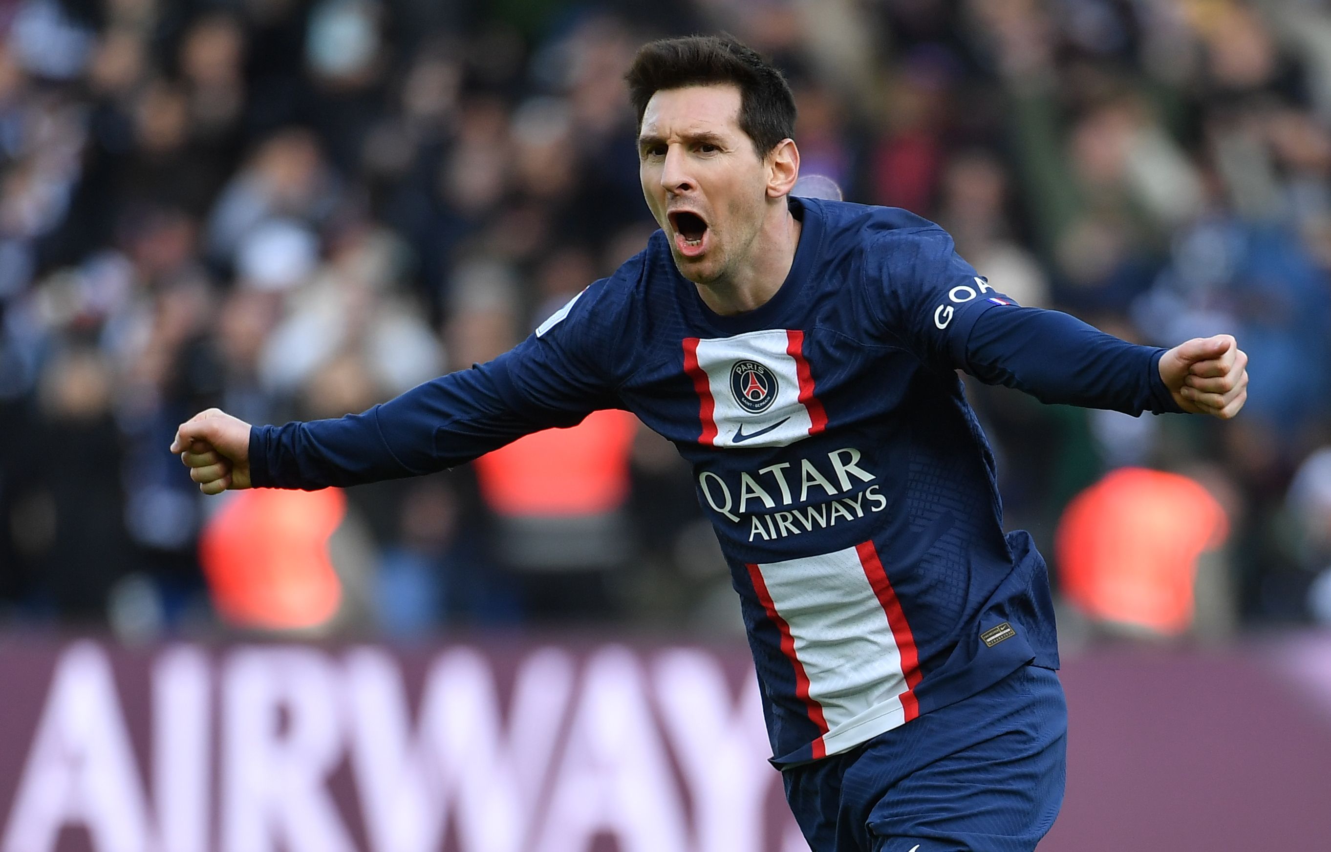 lionel messi celebrates