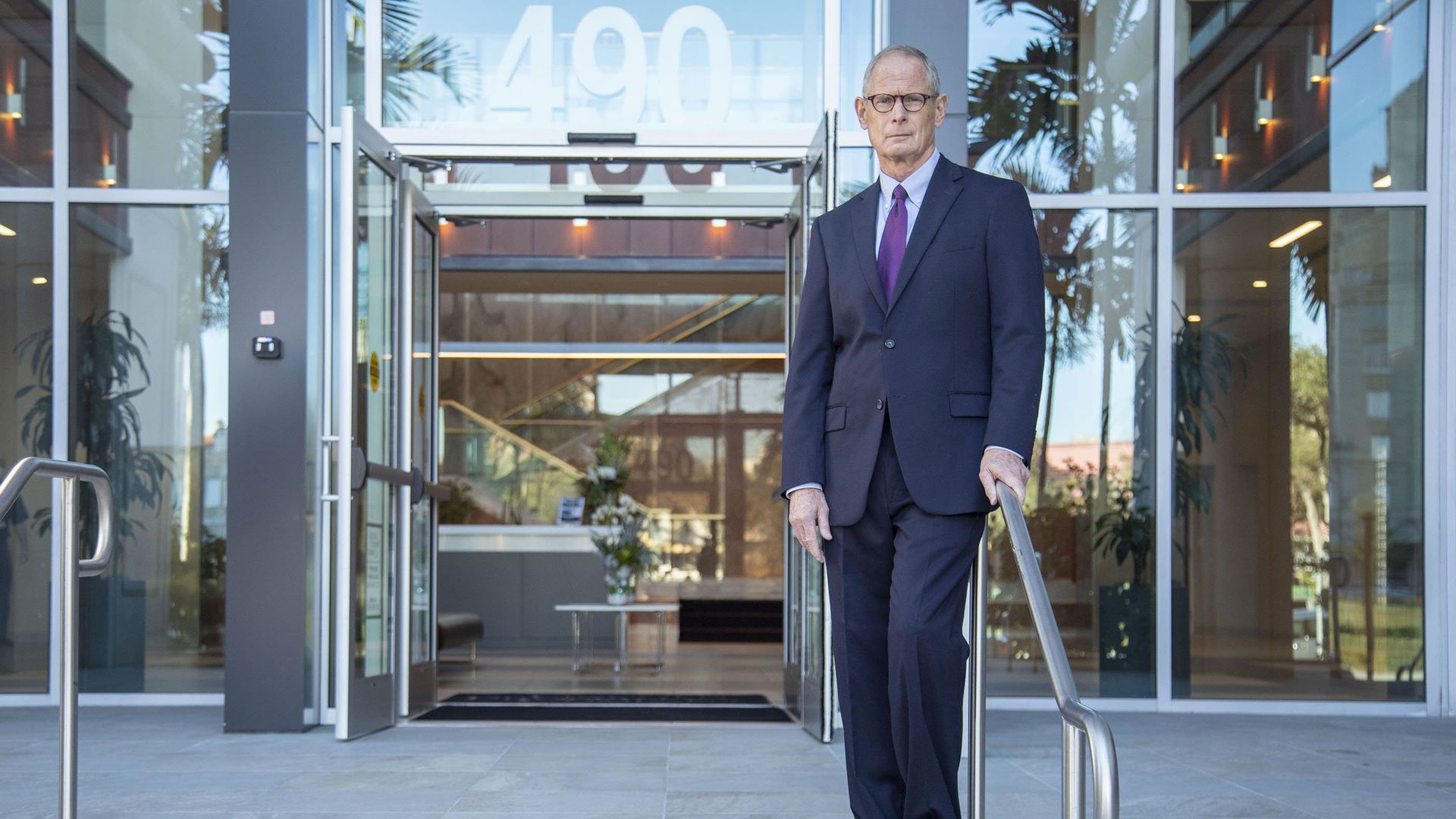 Paul Tash outside the Tampa Bay Times office. Photo courtesy of the Tampa Bay Times.