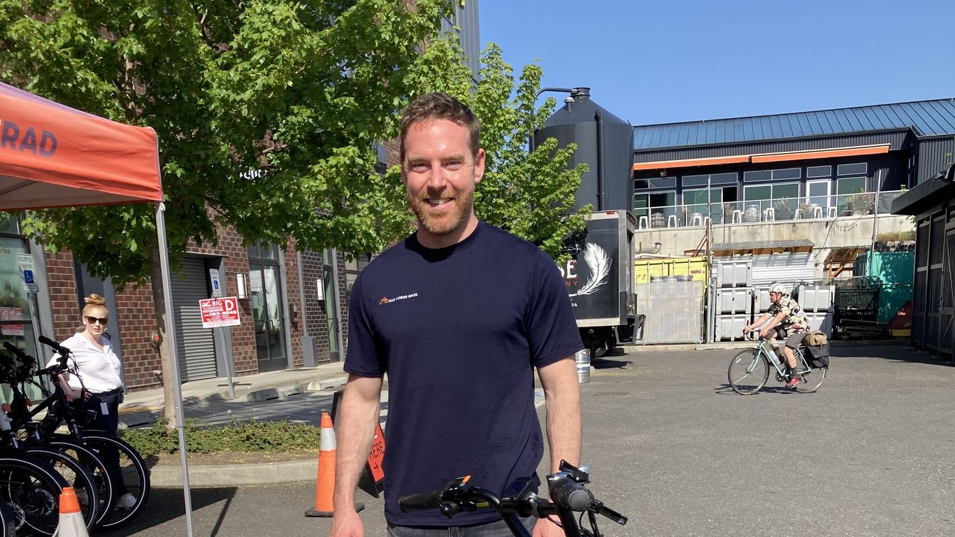 Michael Radebaugh Best Day Ever: Mike Radenbaugh, founder of RAD Power Bikes - Axios Seattle