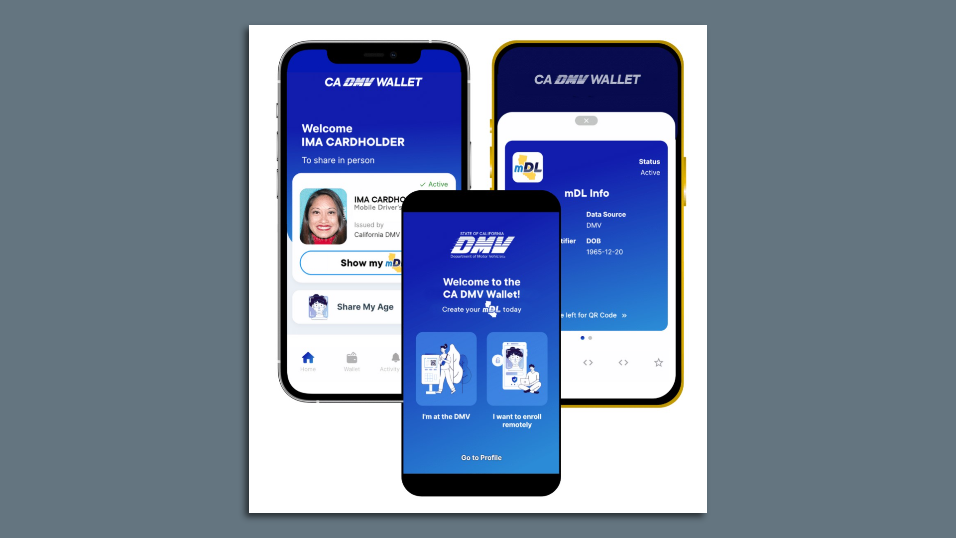 California DMV rolls out digital driver's license pilot program - Axios ...