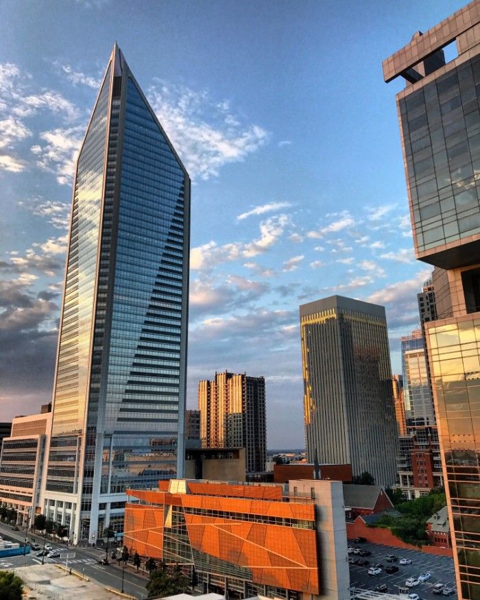 uptown skyline sunset from wework