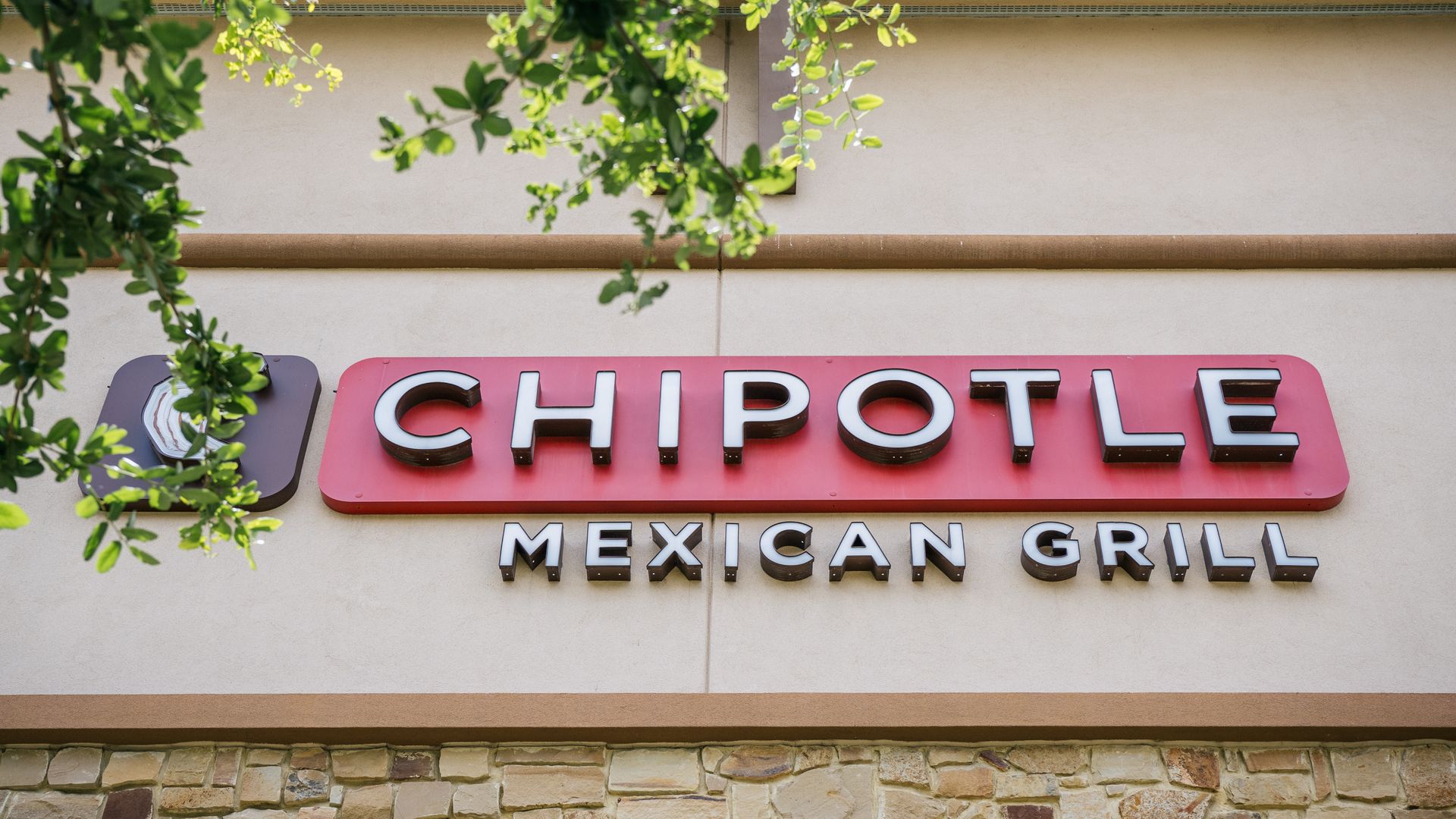 Chipotle Mexican Grill sign on a building's exterior