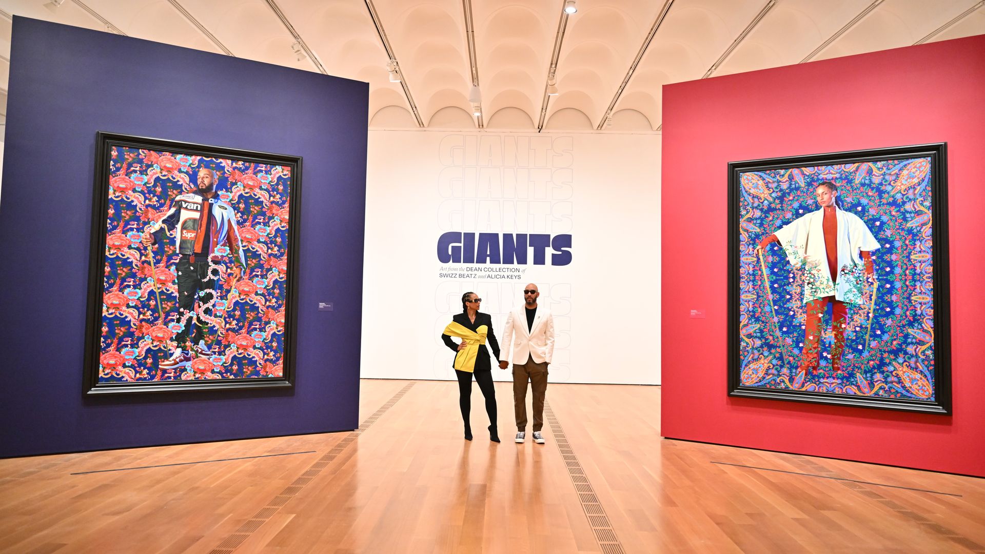 wizz Beatz and Alicia Keys attend The Giant Party, Celebrating The Opening Of The High Museum Of Art Exhibition "Giants: Art From The Dean Collection Of Swizz Beatz And Alicia Keys" at High Museum of Art on September 13, 2024 in Atlanta, Georgia. (Photo by Derek White/Getty Images for High Museum of