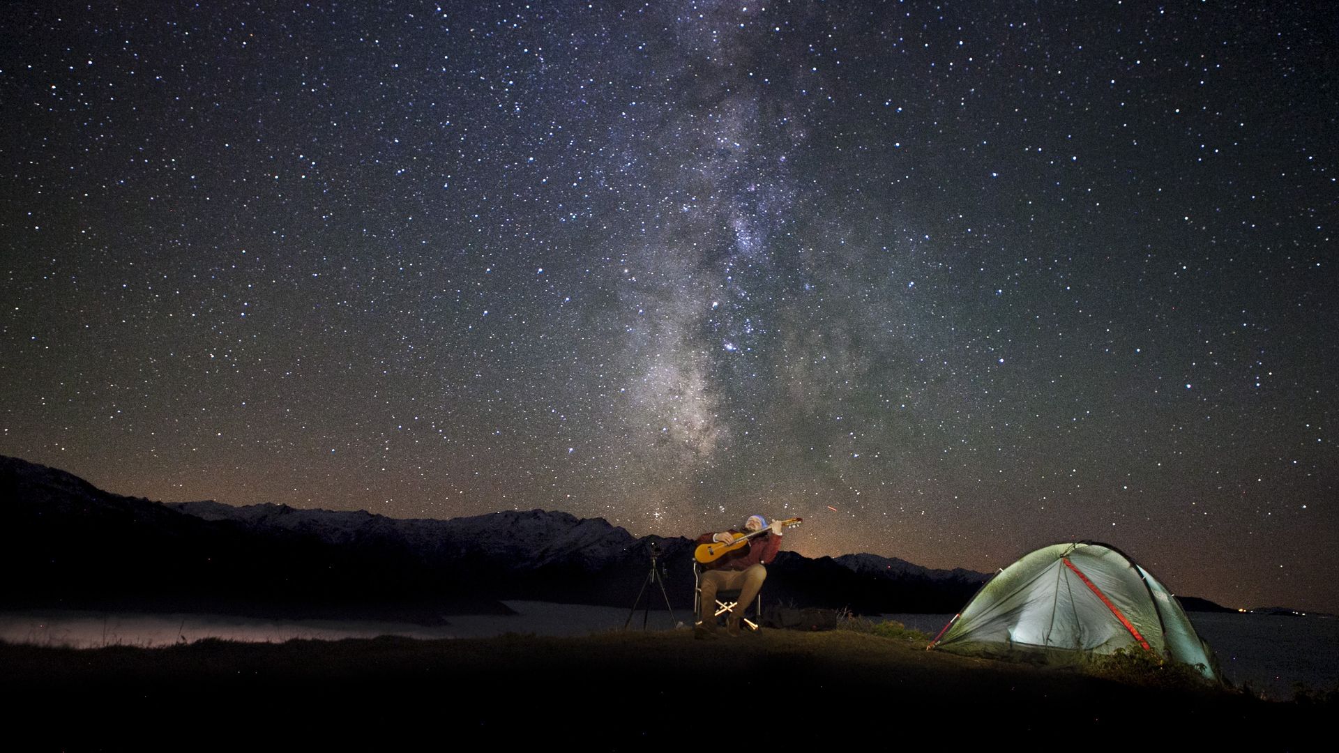 The night sky