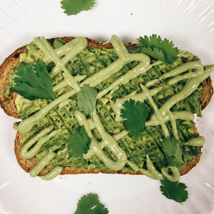 Avocado toast via Instagram