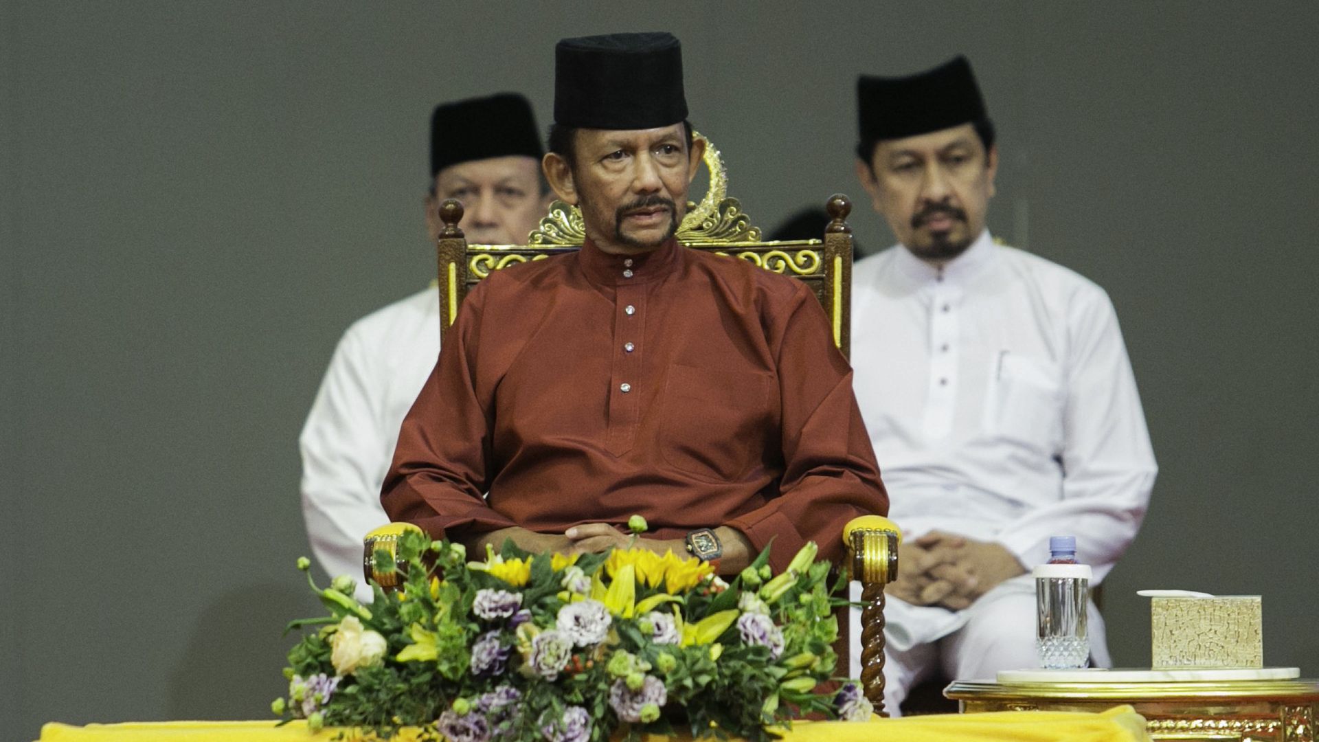 Sultan Hassanal Bolkiah called for "stronger" Islamic teachings as the anti-gay law came into effect Wednesday.