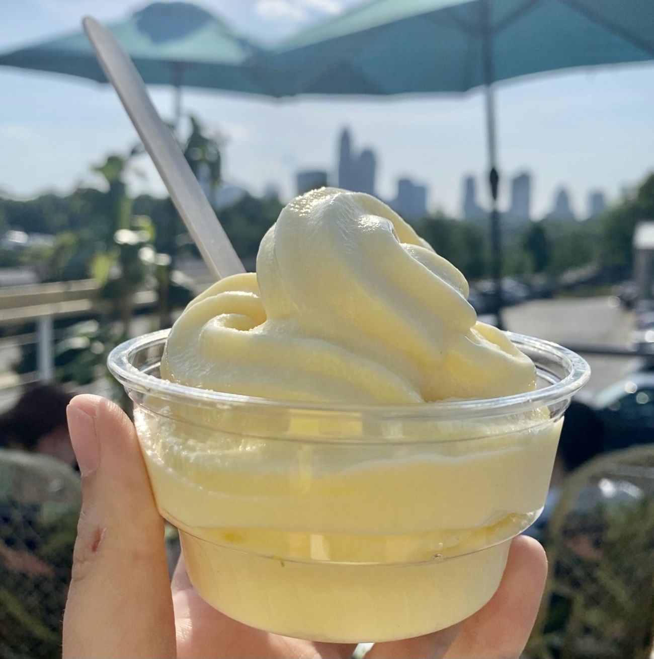 cup of dole whip soft serve