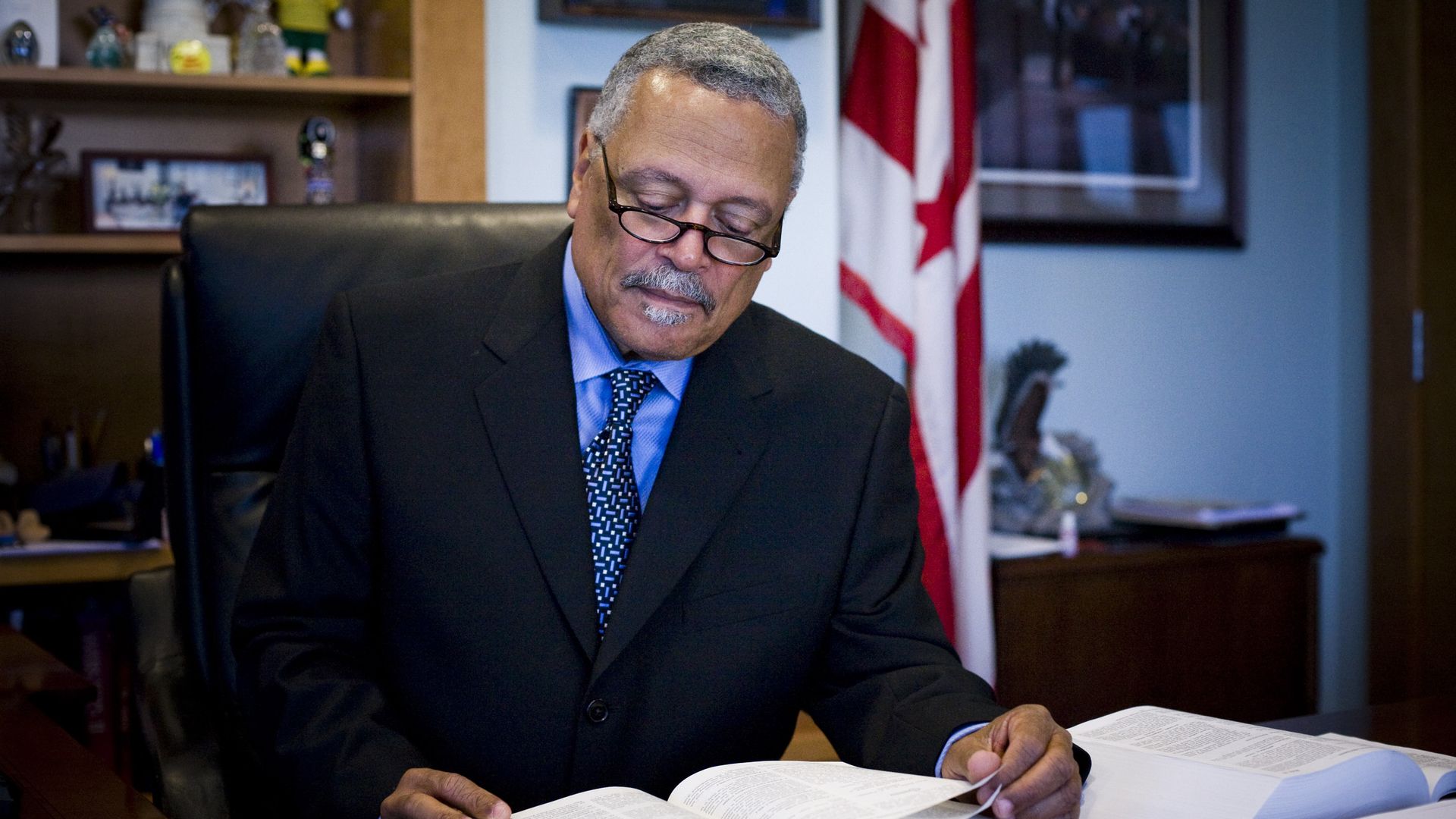  Judge Emmet G. Sullivan works at his office on April 9, 2009 in D.C. 