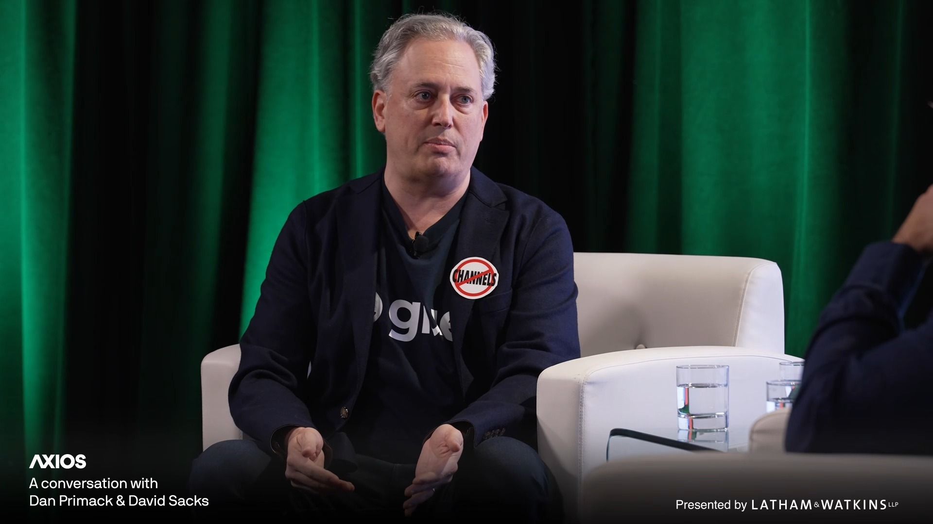 David Sacks on stage at Axios BFD in San Francisco, May 14, 2024.