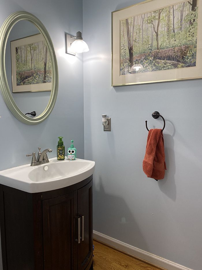 Powder Bathroom BEFORE