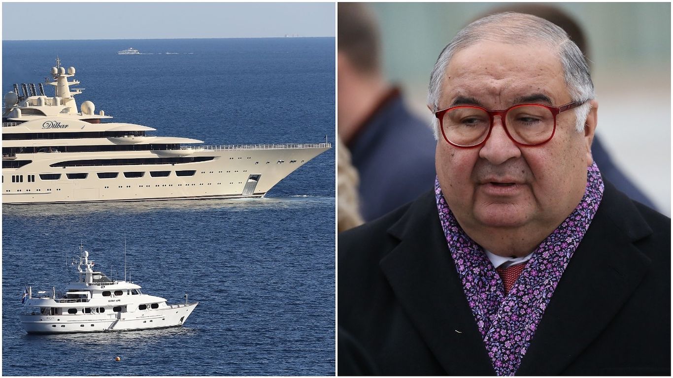 Das Boot der Schwester der russischen Oligarchie Alisher Usmanov wurde von Deutschland beschlagnahmt