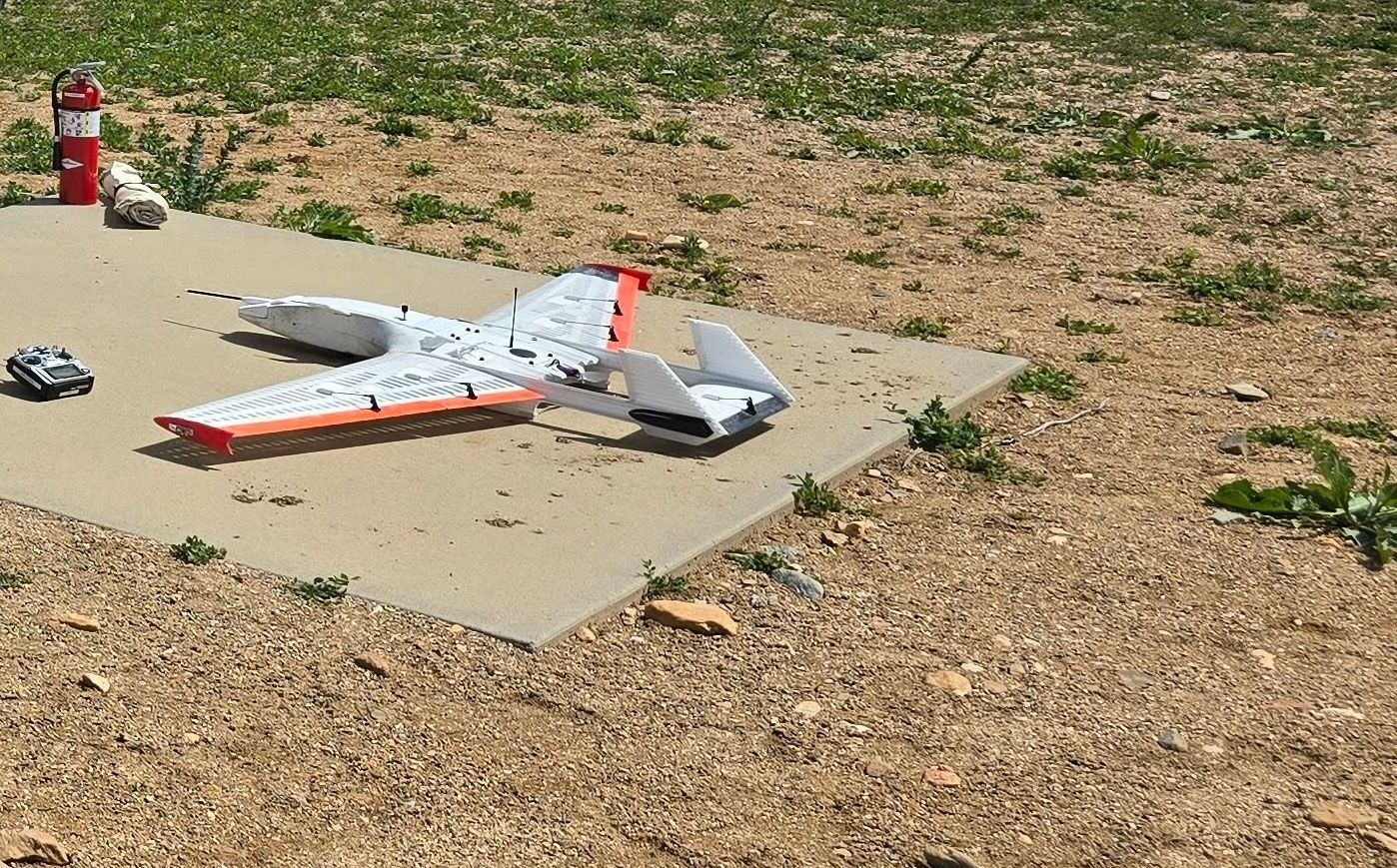  The research drone being used in the ICECHIP study. Photo courtesy of NCAR