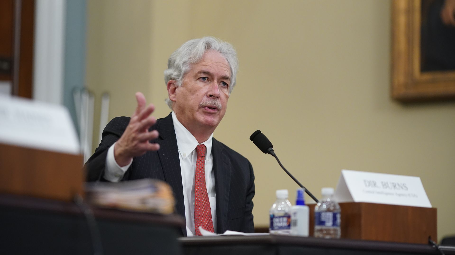 William Burns, director of the Central Intelligence Agency (CIA), speaks during a House Intelligence Committee hearing on April 15, 2021 in Washington, D.C.