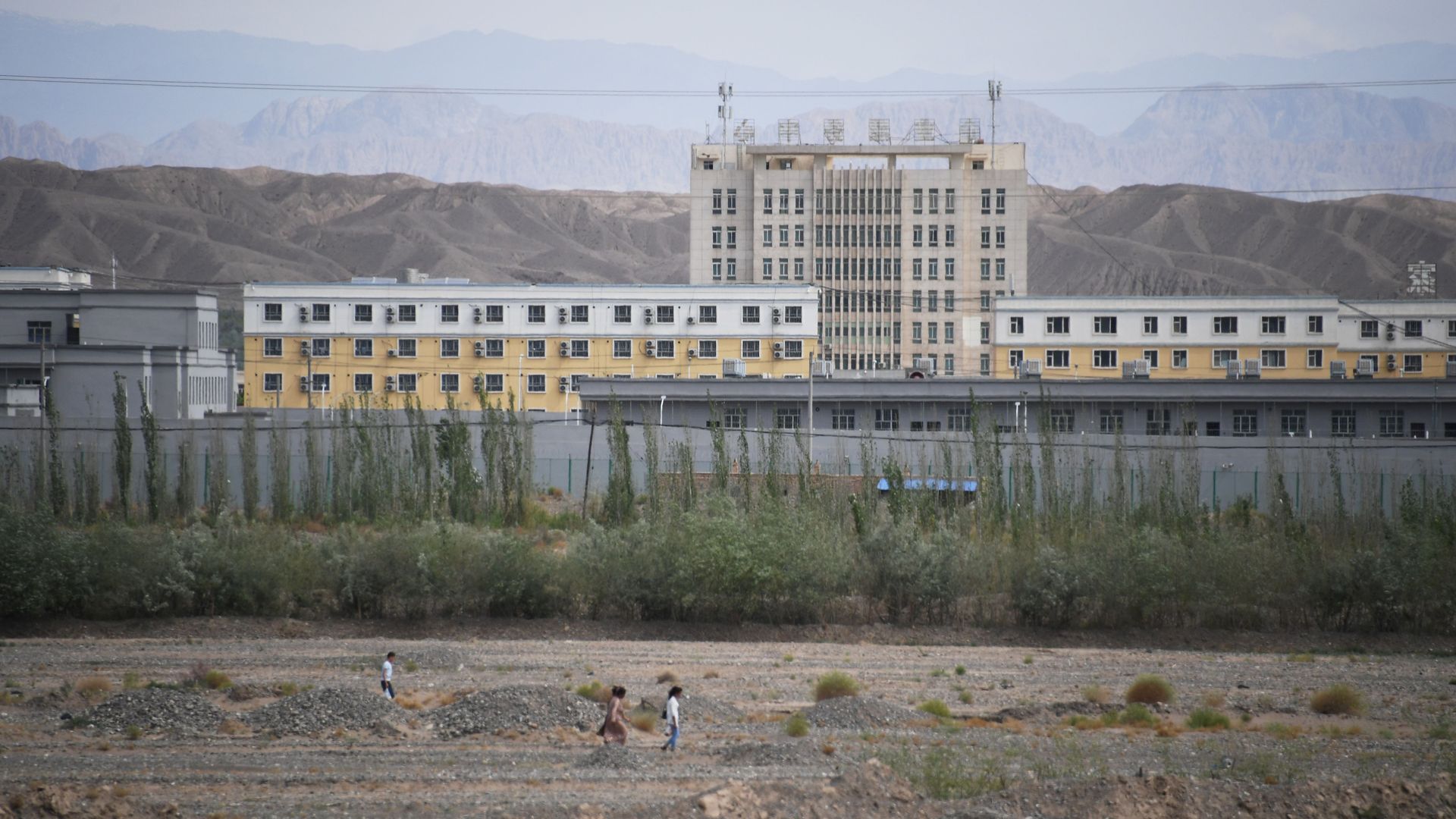  This photo taken on June 2, 2019 shows what's believed to be a re-education camp where mostly Muslim ethnic minorities are detained, north of Kashgar in China's northwestern Xinjiang region.