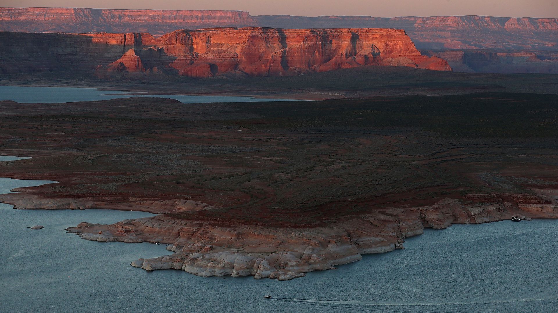 the waters of Lake Powell