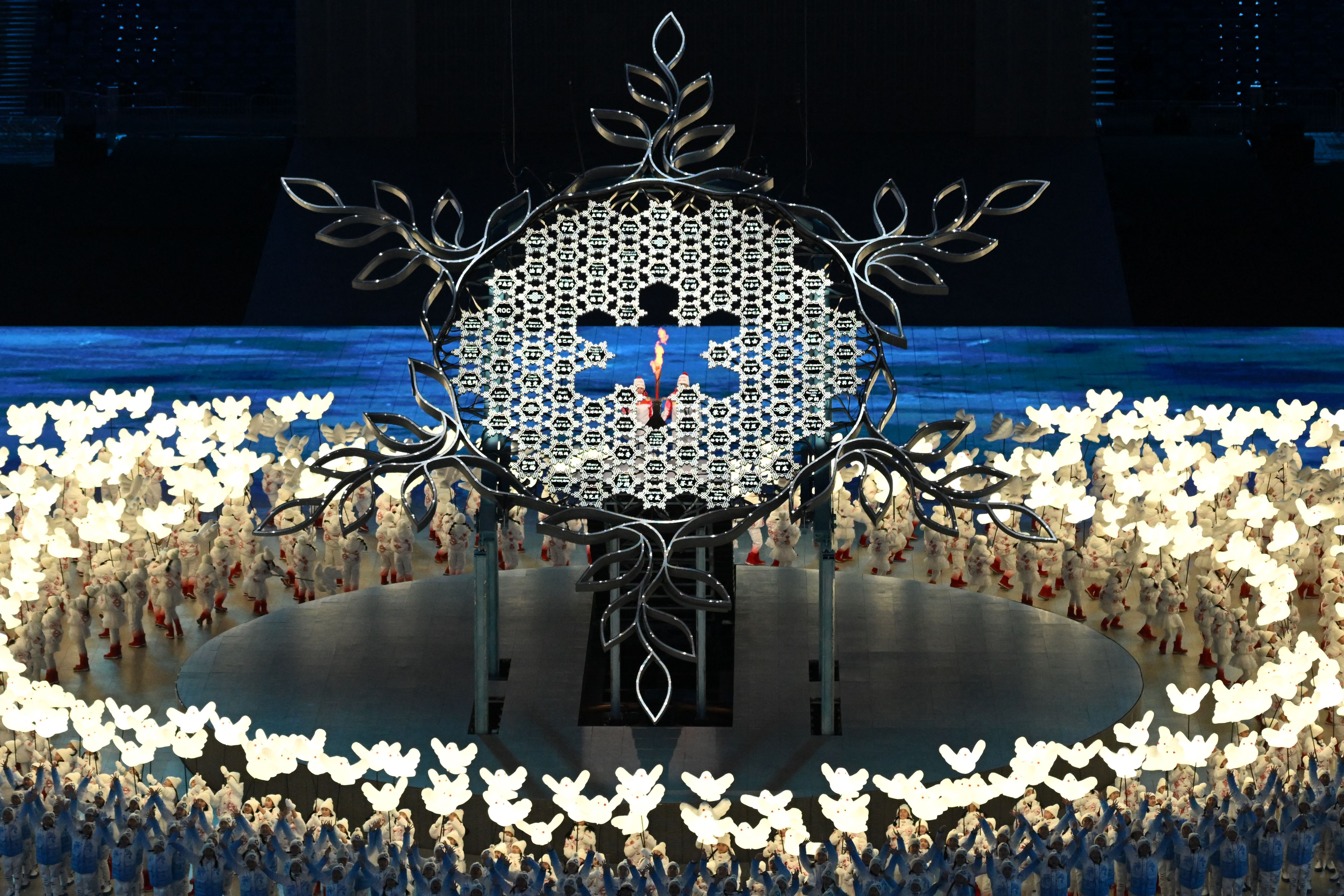 In photos: Winter Olympics opening ceremony kicks off Beijing Games