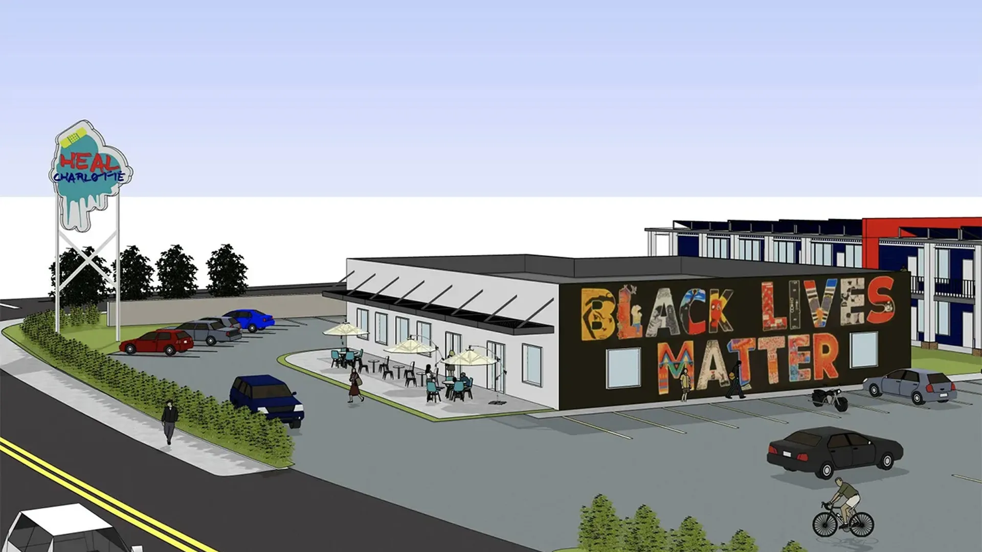 Heal Charlotte campus rendering