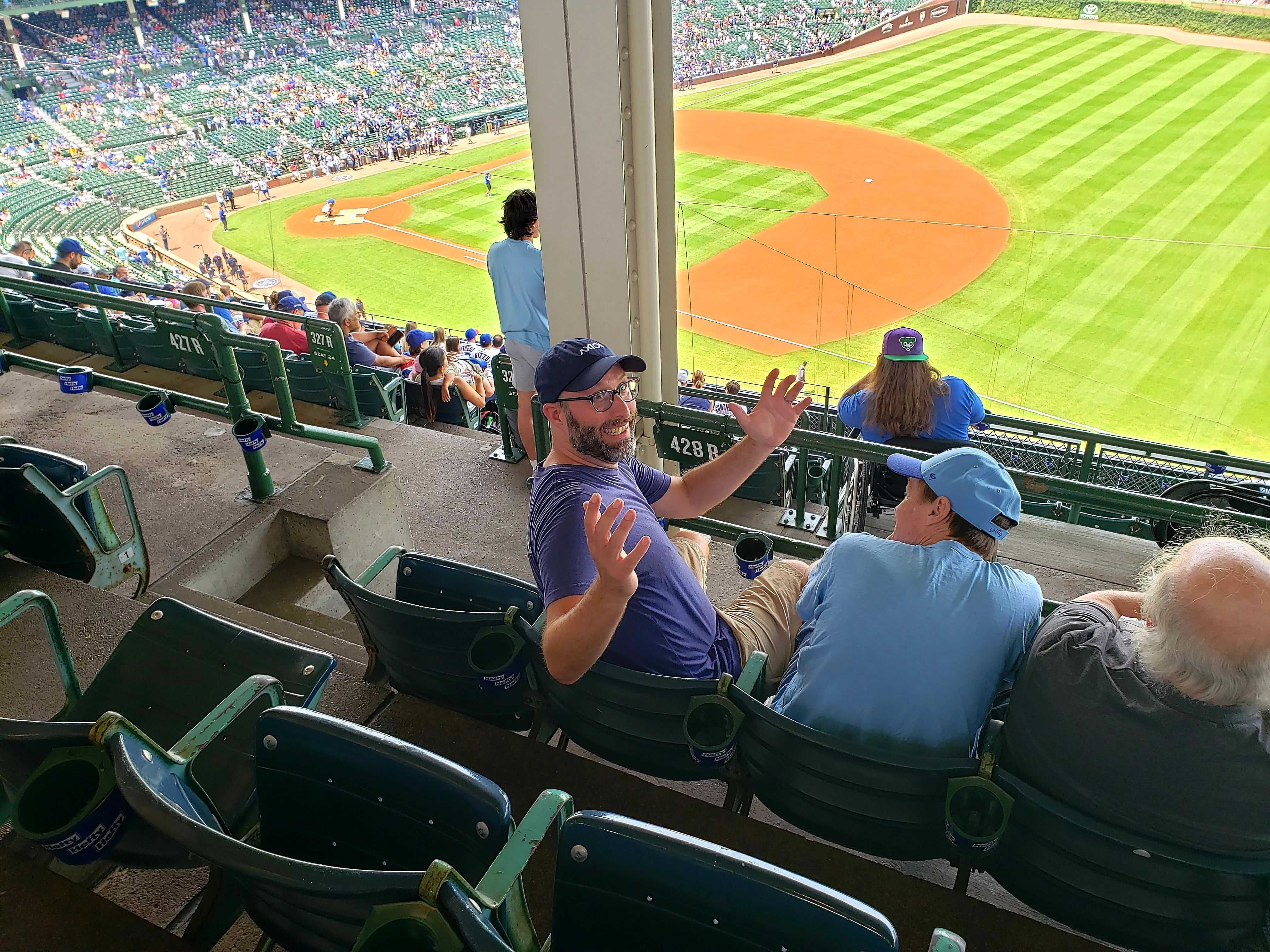 Exploring Wrigley Field's worst seat - Axios Chicago