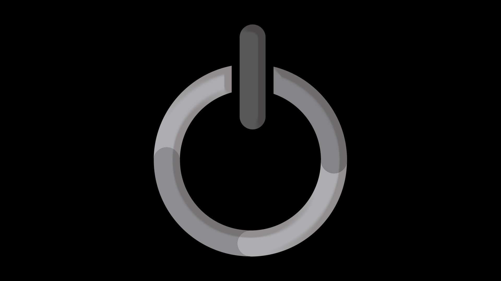 Illustration of a black and white letter O from the OZY Media logo stylized as a shutdown button.