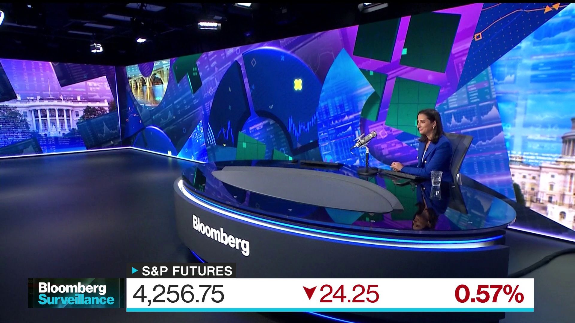 A picture of Bloomberg Media's new DC studio