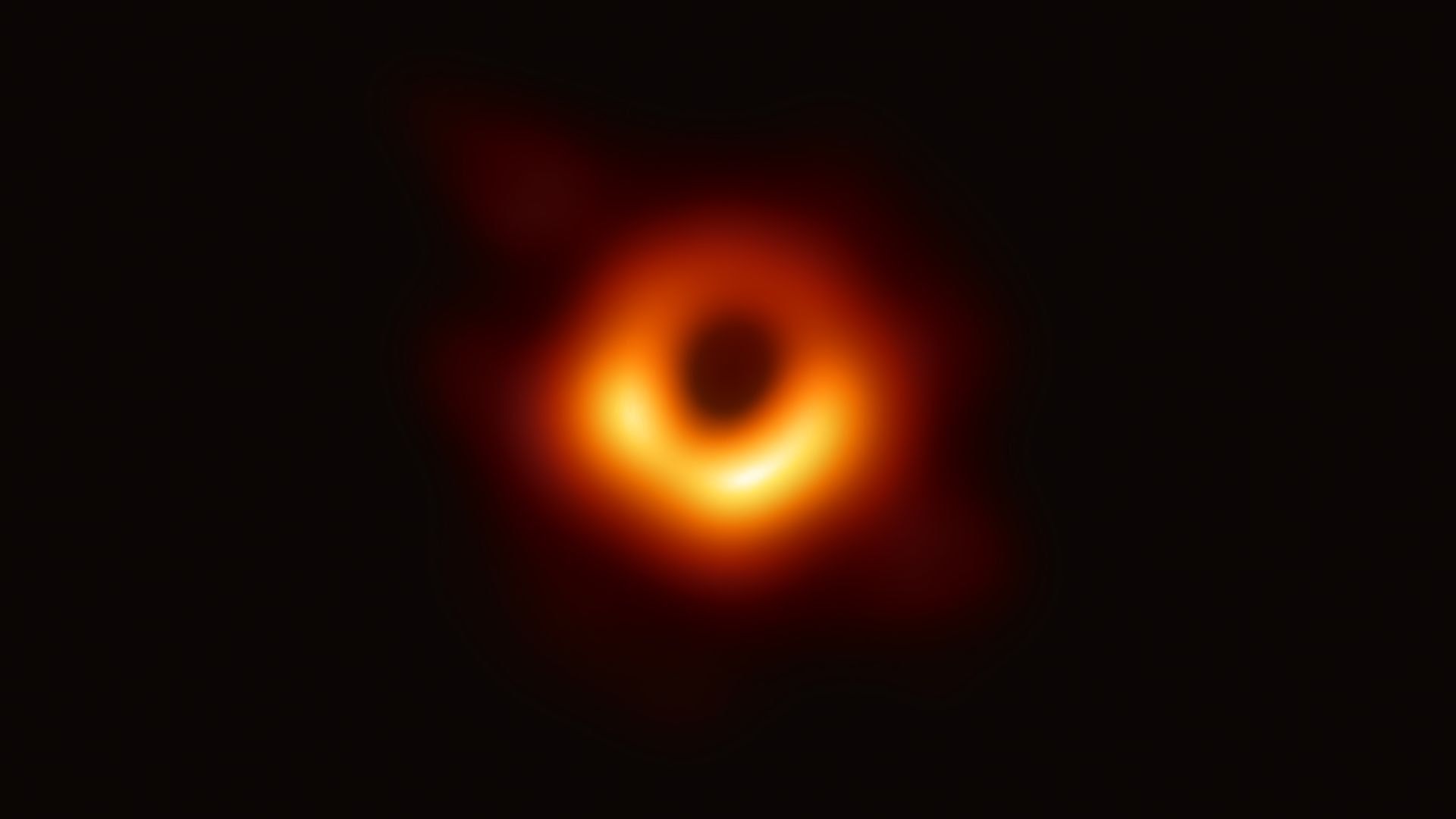 Image of a blackhole in space