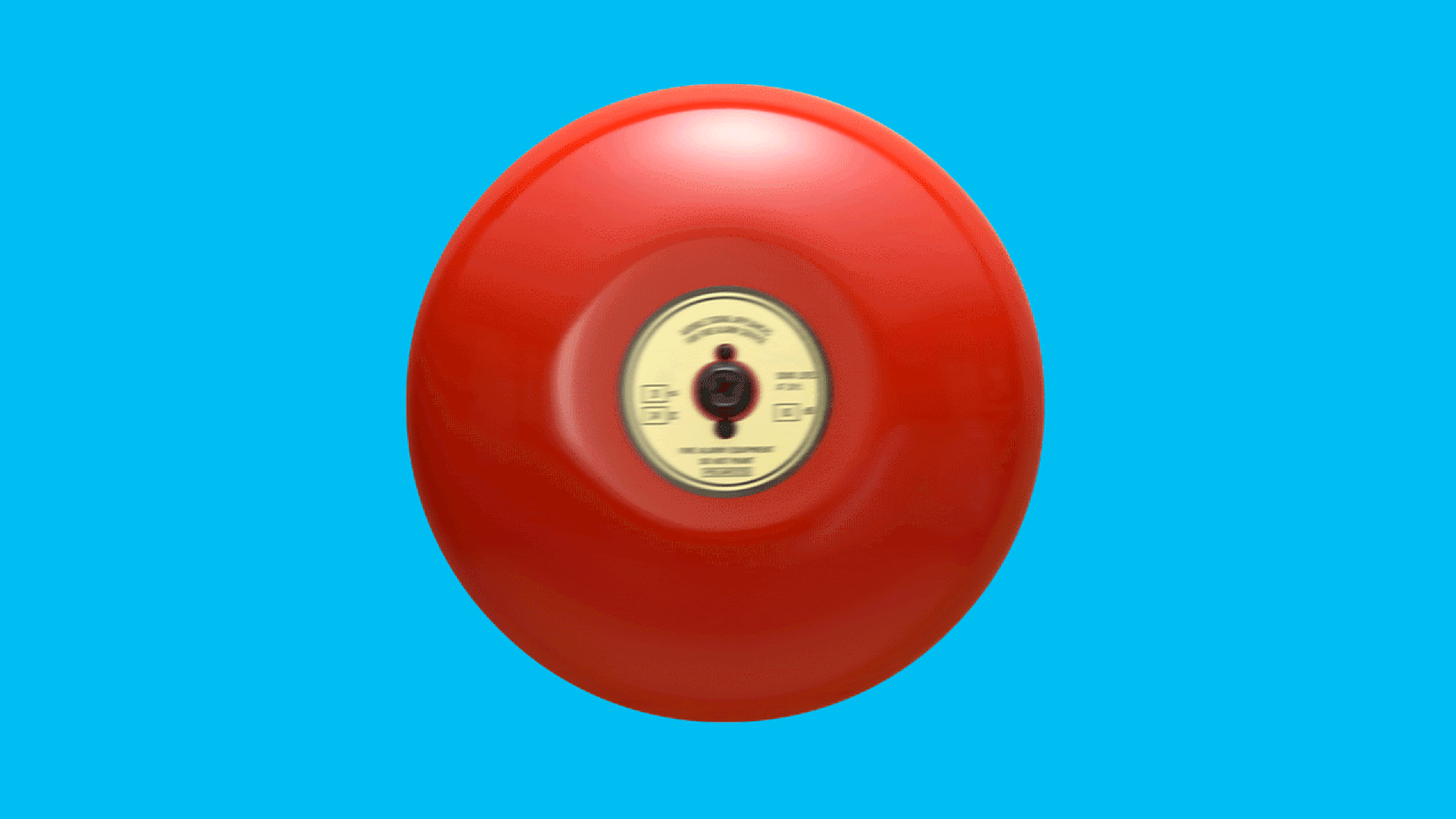 Illustration of a fire alarm being muted.