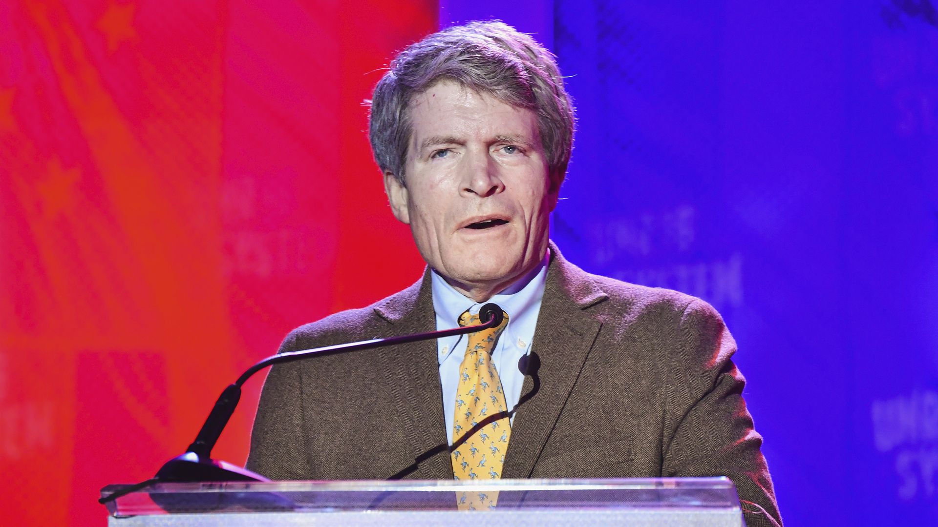 Richard Painter speaks at a podium