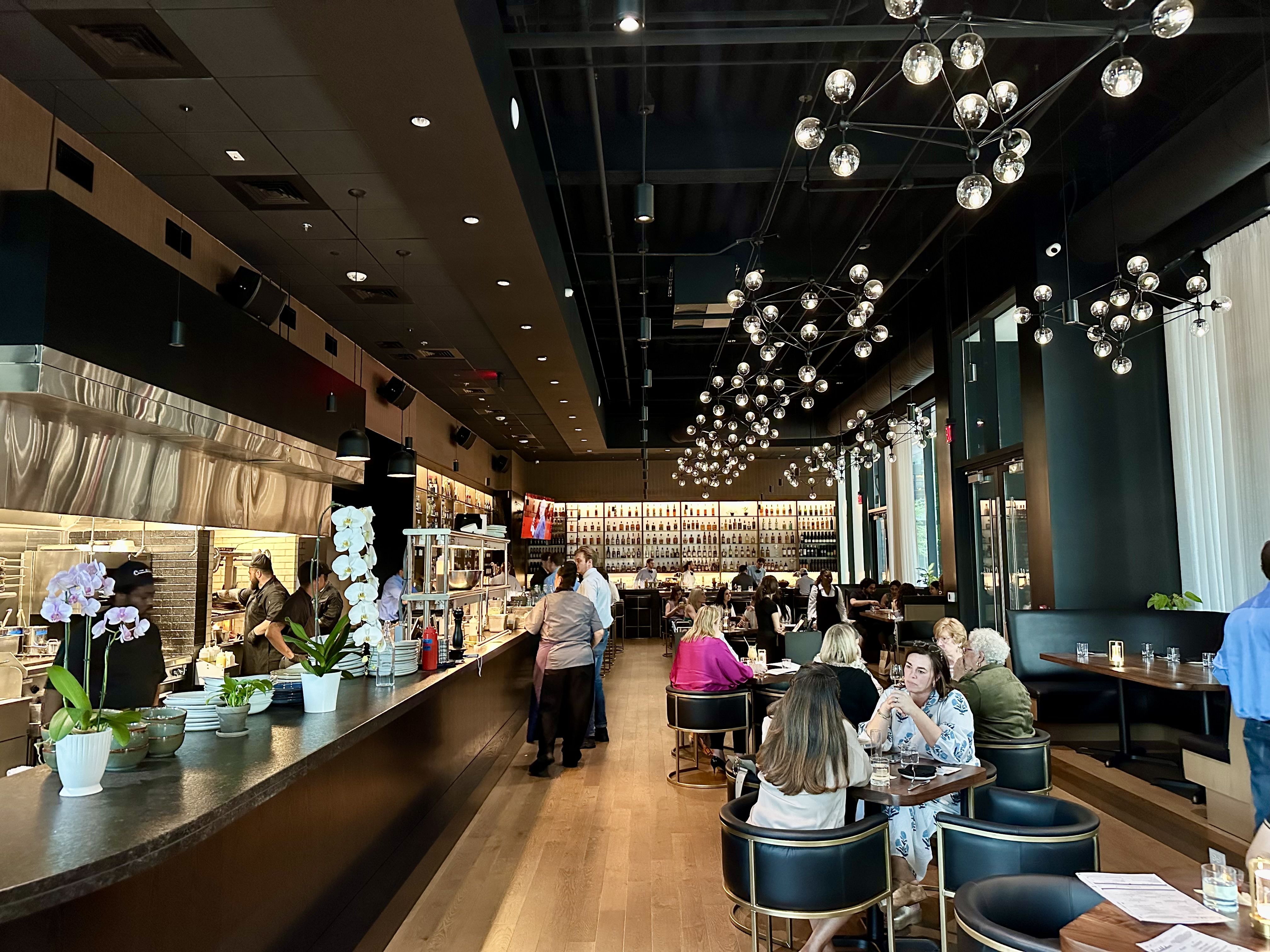 The dining room at The Crunkleton