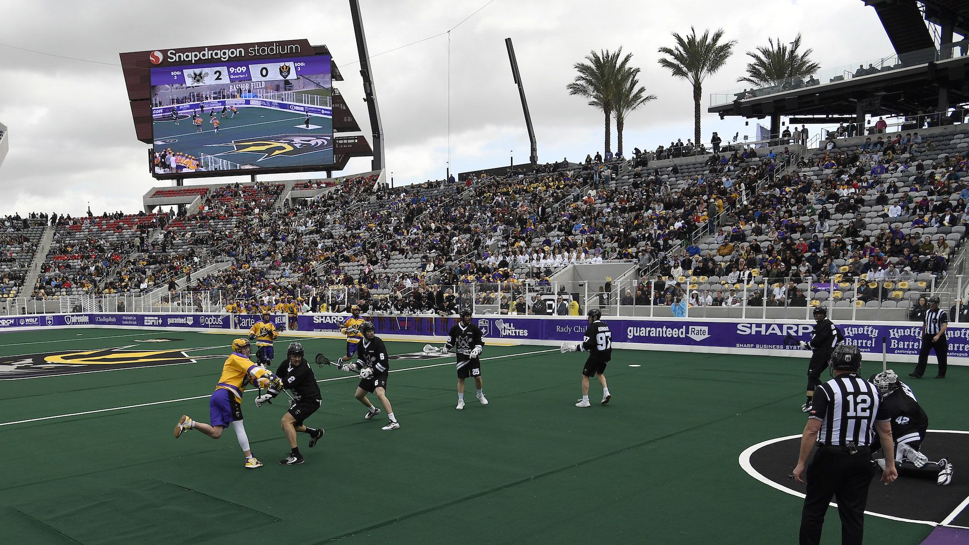 A lacrosse game