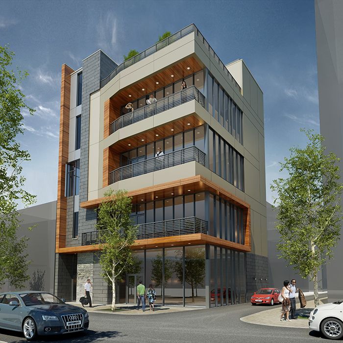 Bianco Tower rendering 5th street uptown